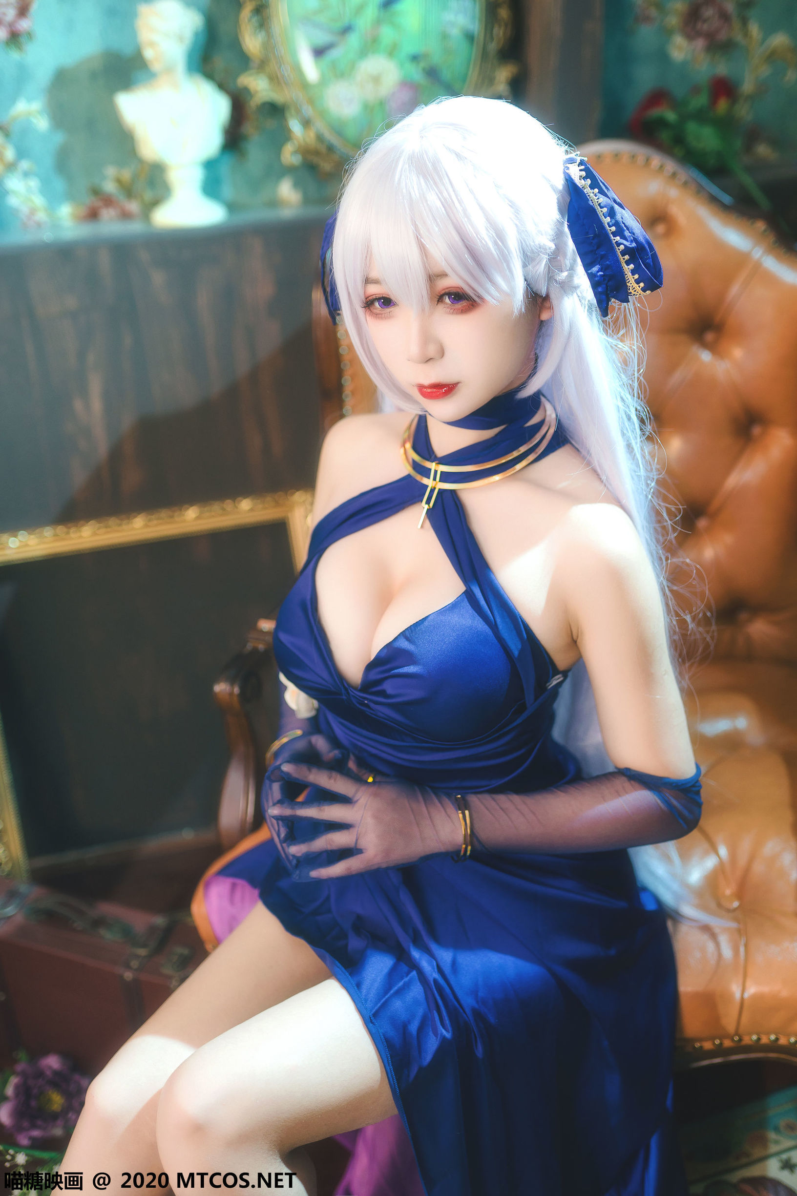 Meow Sugar Films] Vol. 210 Befa Red Blue Formal Dress