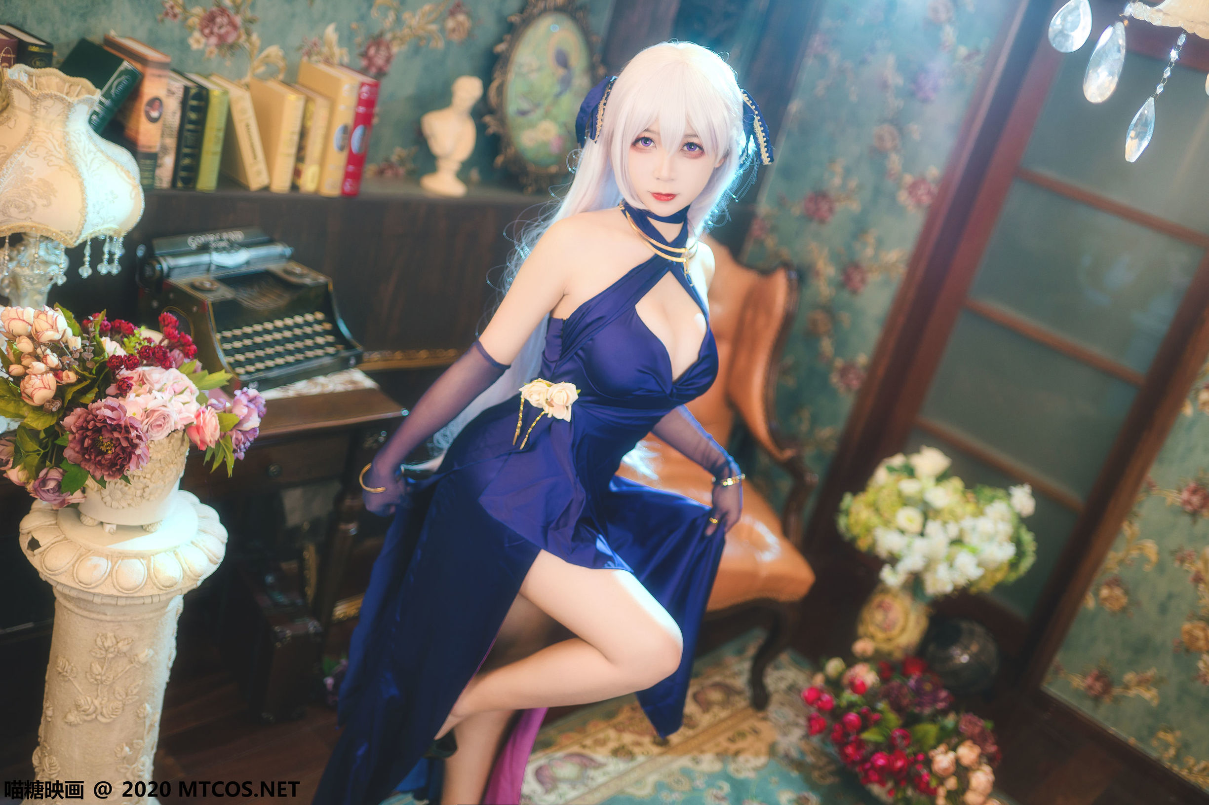 Meow Sugar Films] Vol. 210 Befa Red Blue Formal Dress