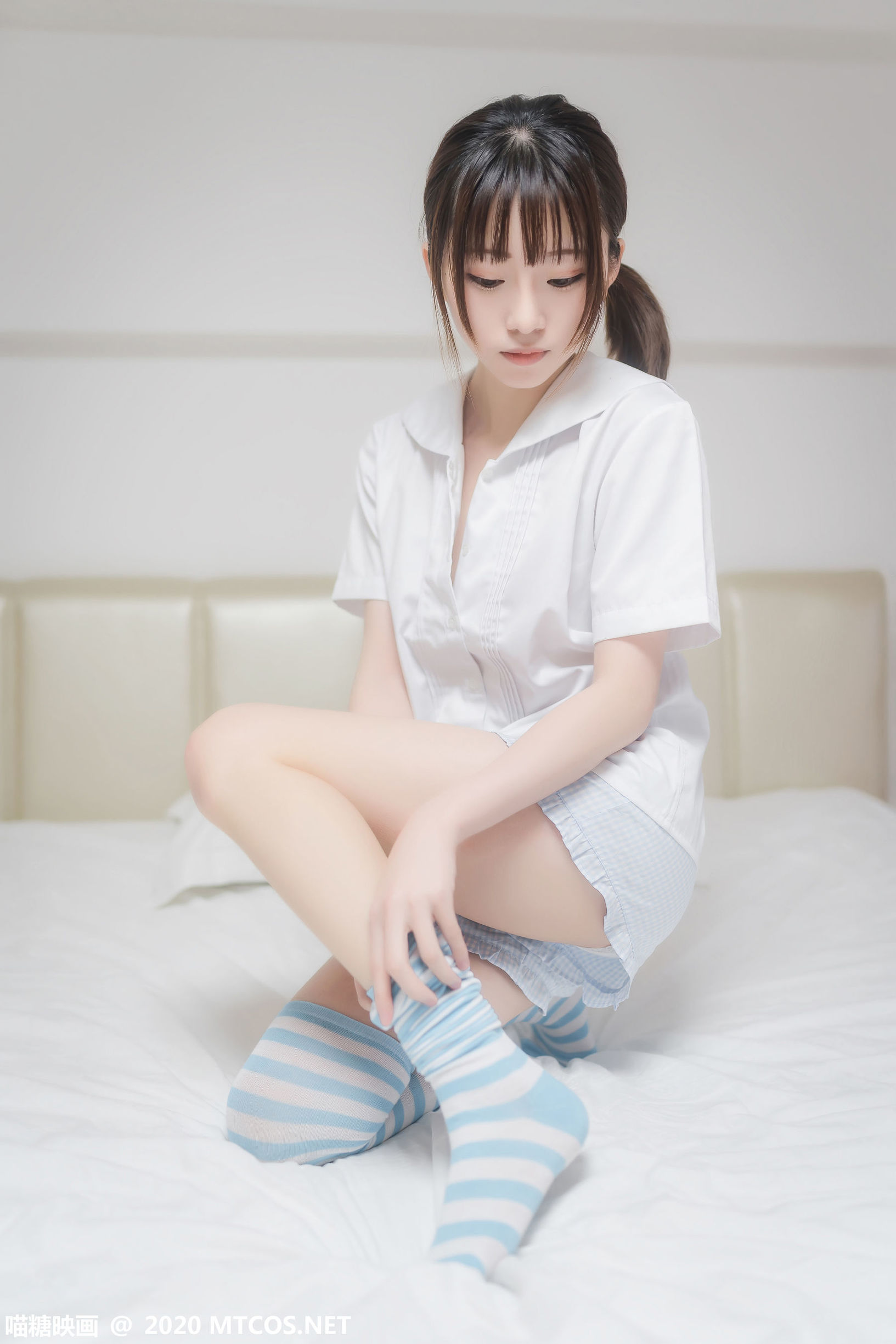 미아오탕영화] VOL.216 파란색 줄무늬 양말