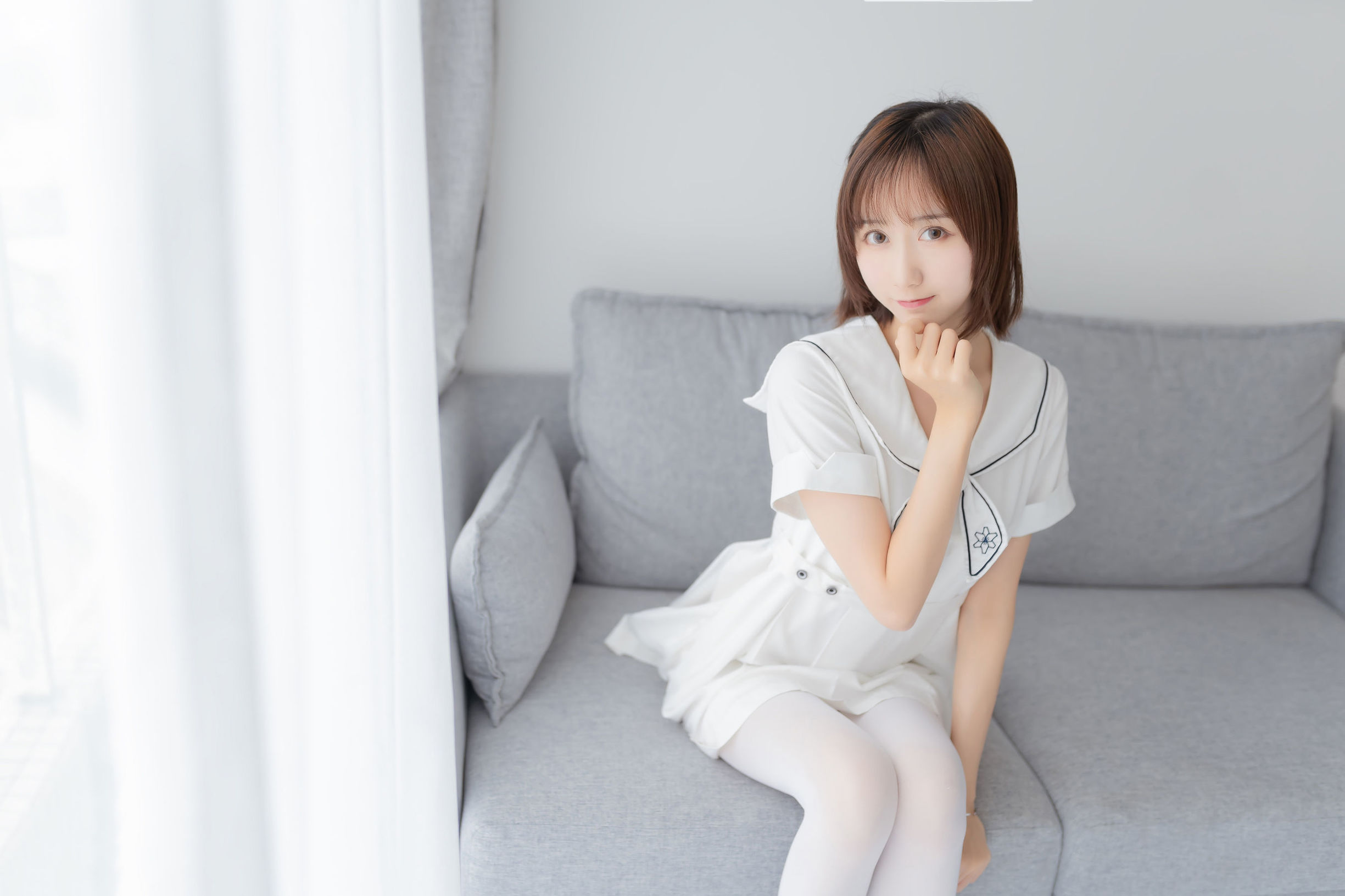 Meow Sugar Film] VOL.271 Pure White Skirt