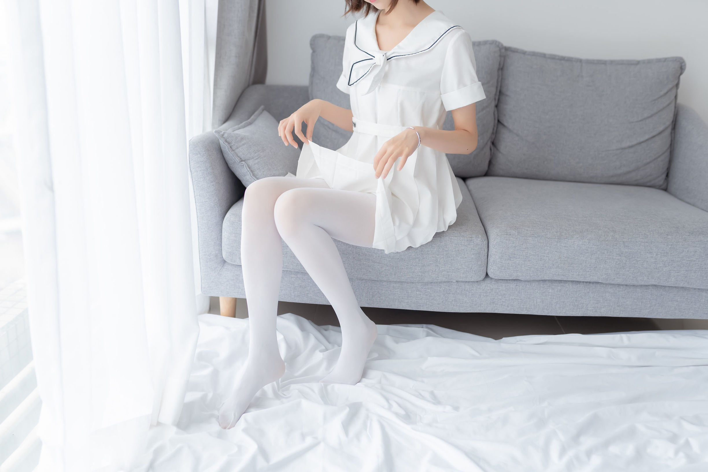 Meow Sugar Film] VOL.271 Pure White Skirt