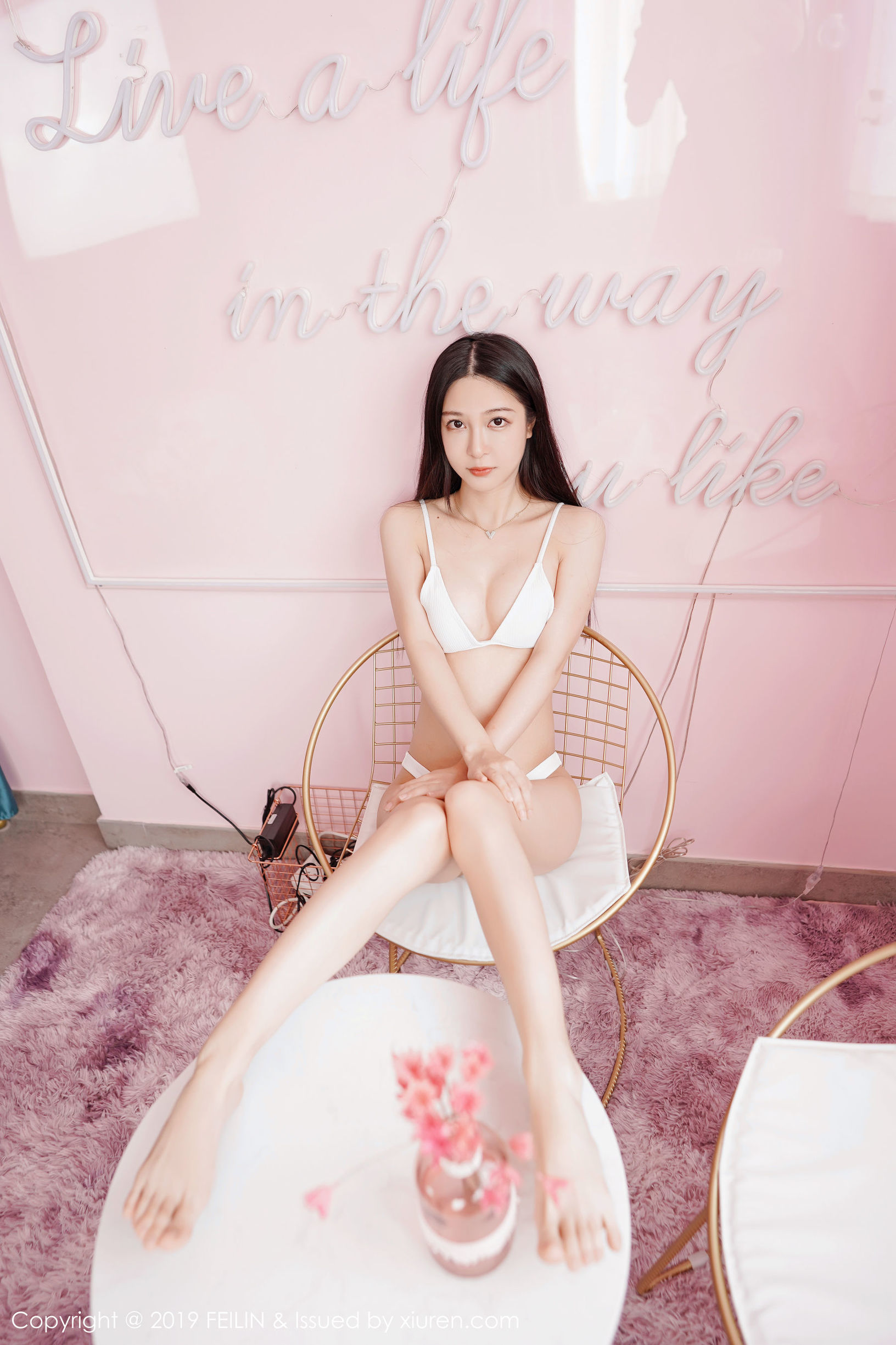 Dia Nannann FEILIN] Vol. 201 Luna Zhang Jingyan