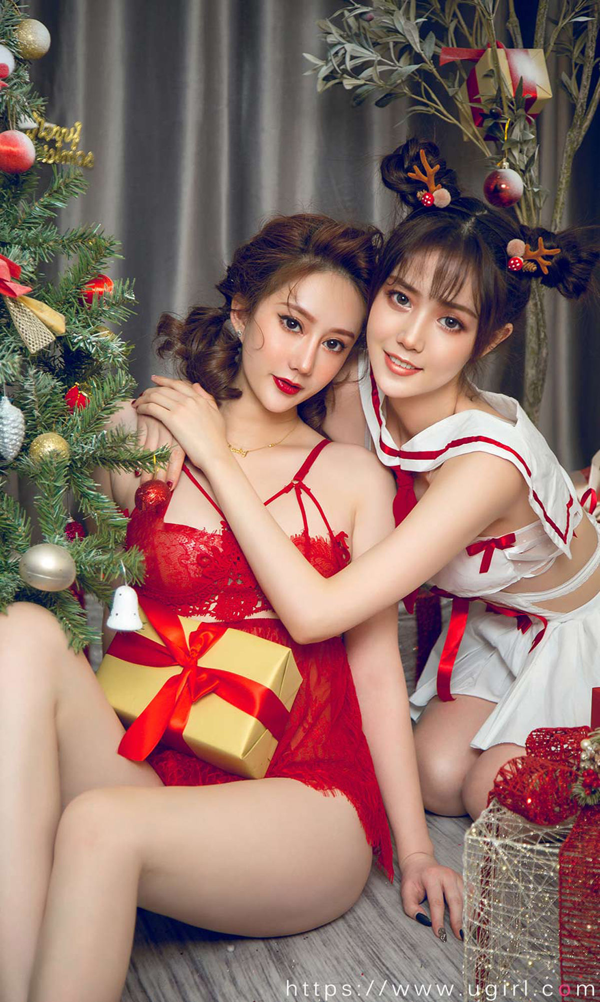 尤果圈愛尤物] No.1680 蘇小曼&唐小糖 聖誕姐妹來狂歡