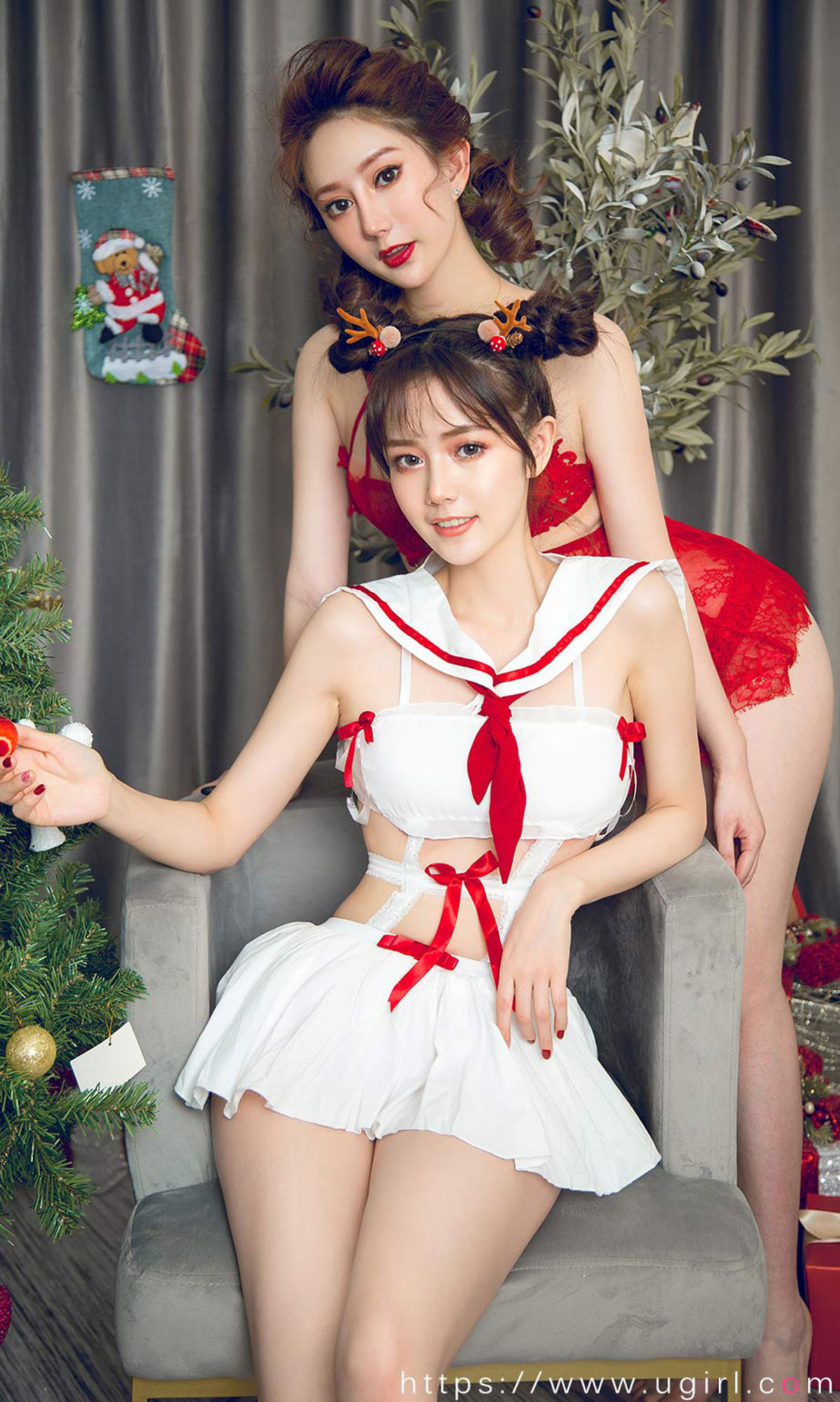 You Guo Quan Ai You Wu] No. 1680 Su Xiaoman & Tang Xiaotang Christmas Sisters Come to Party
