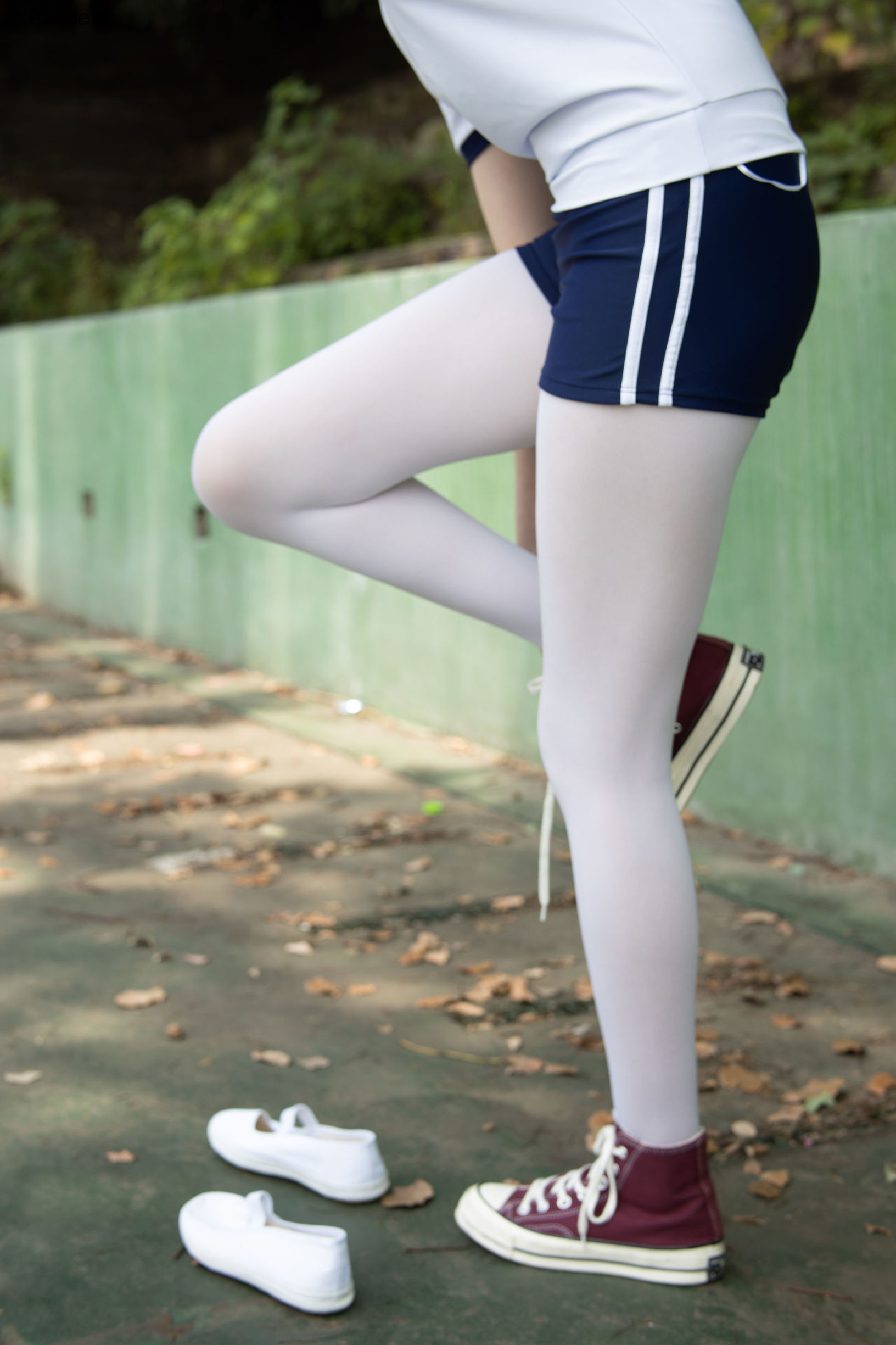 Sen Luo Consortium] Aika 80D White Silk Outdoor Gymnastic Uniform