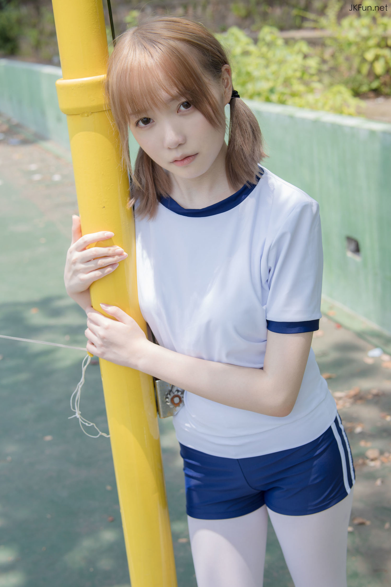 森蘿財團] Aika 80D白絲外景體操服