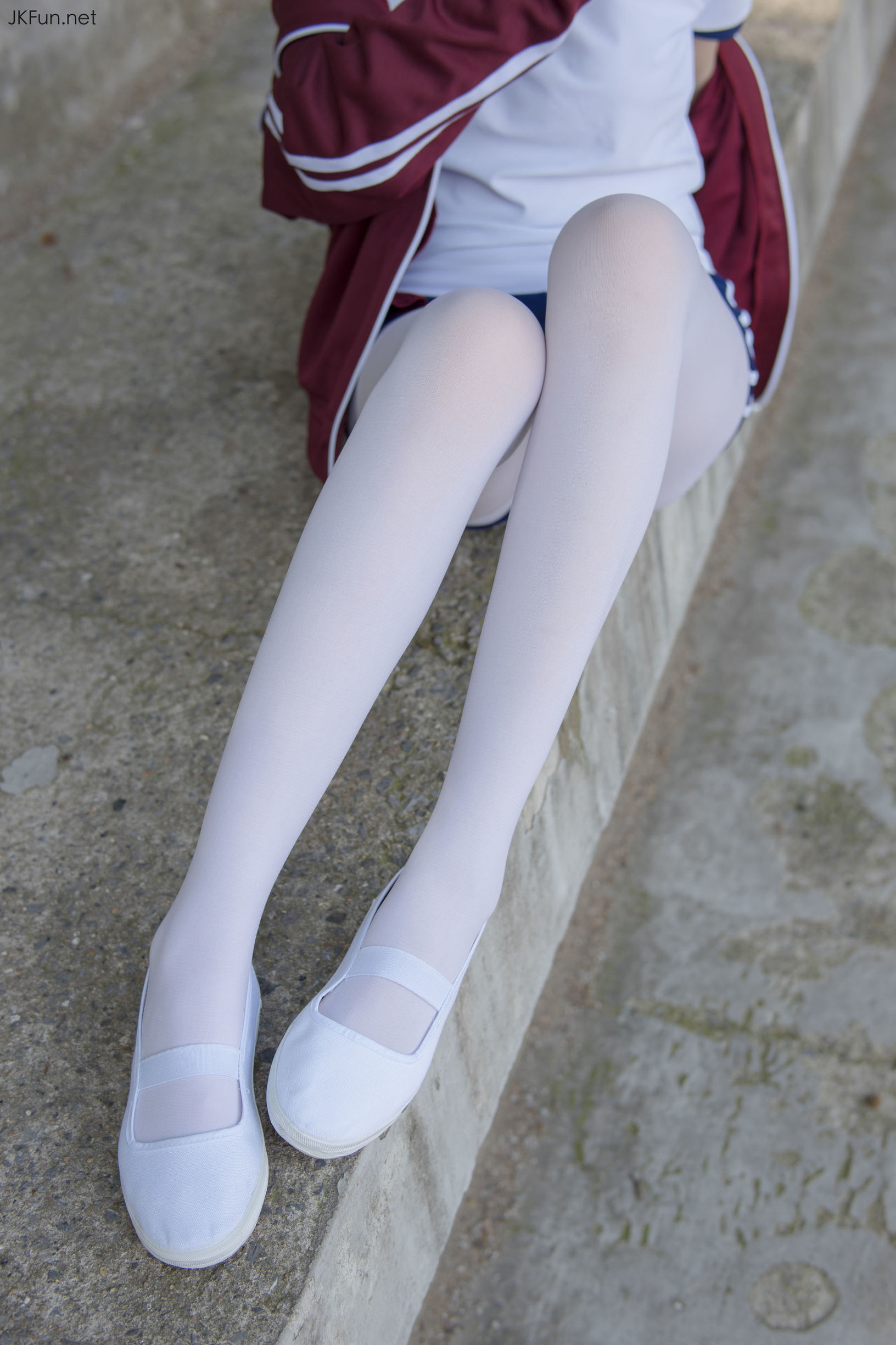 Sen Luo Consortium] Aika 80D White Silk Outdoor Gymnastic Uniform