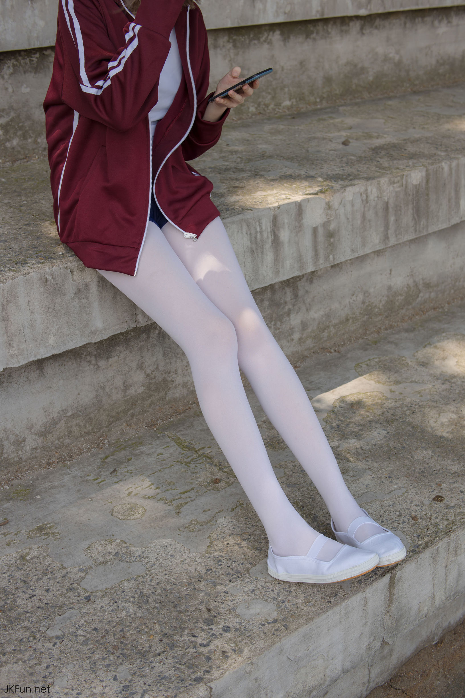 森蘿財團] Aika 80D白絲外景體操服