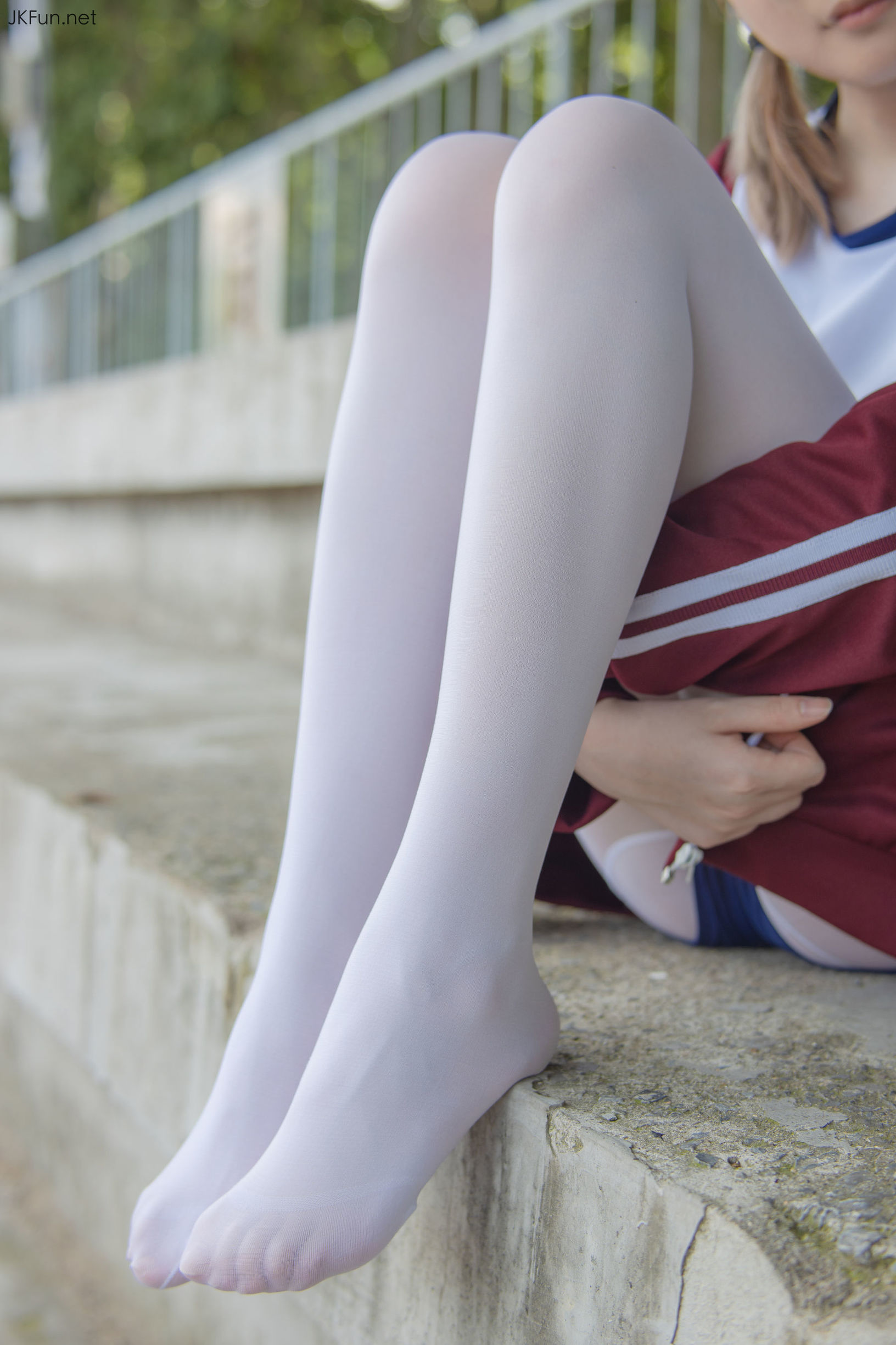 Sen Luo Consortium] Aika 80D White Silk Outdoor Gymnastic Uniform