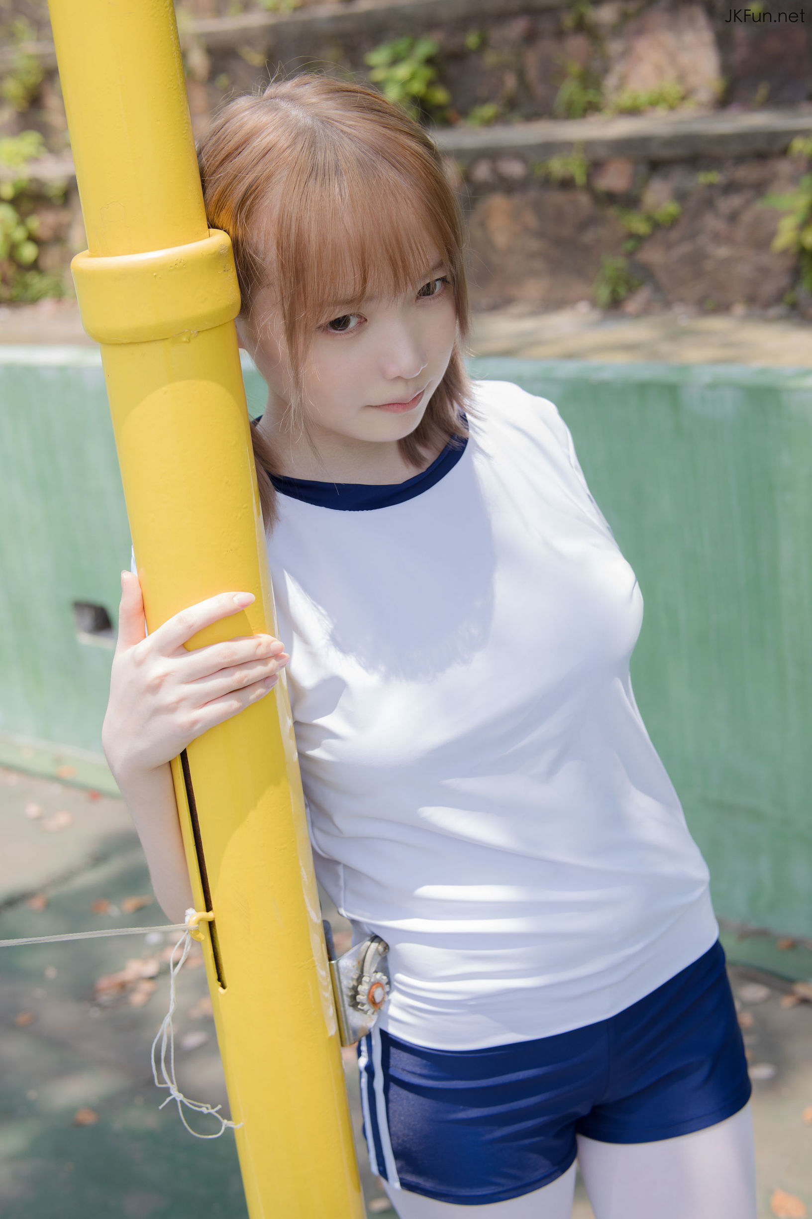森蘿財團] Aika 80D白絲外景體操服
