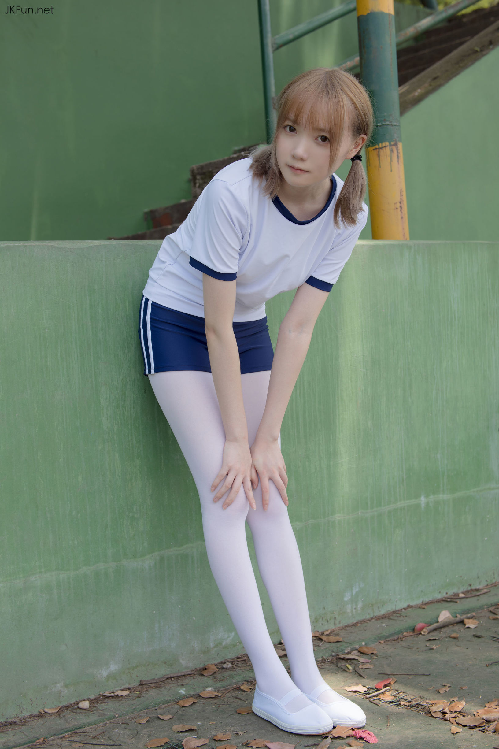 森蘿財團] Aika 80D白絲外景體操服