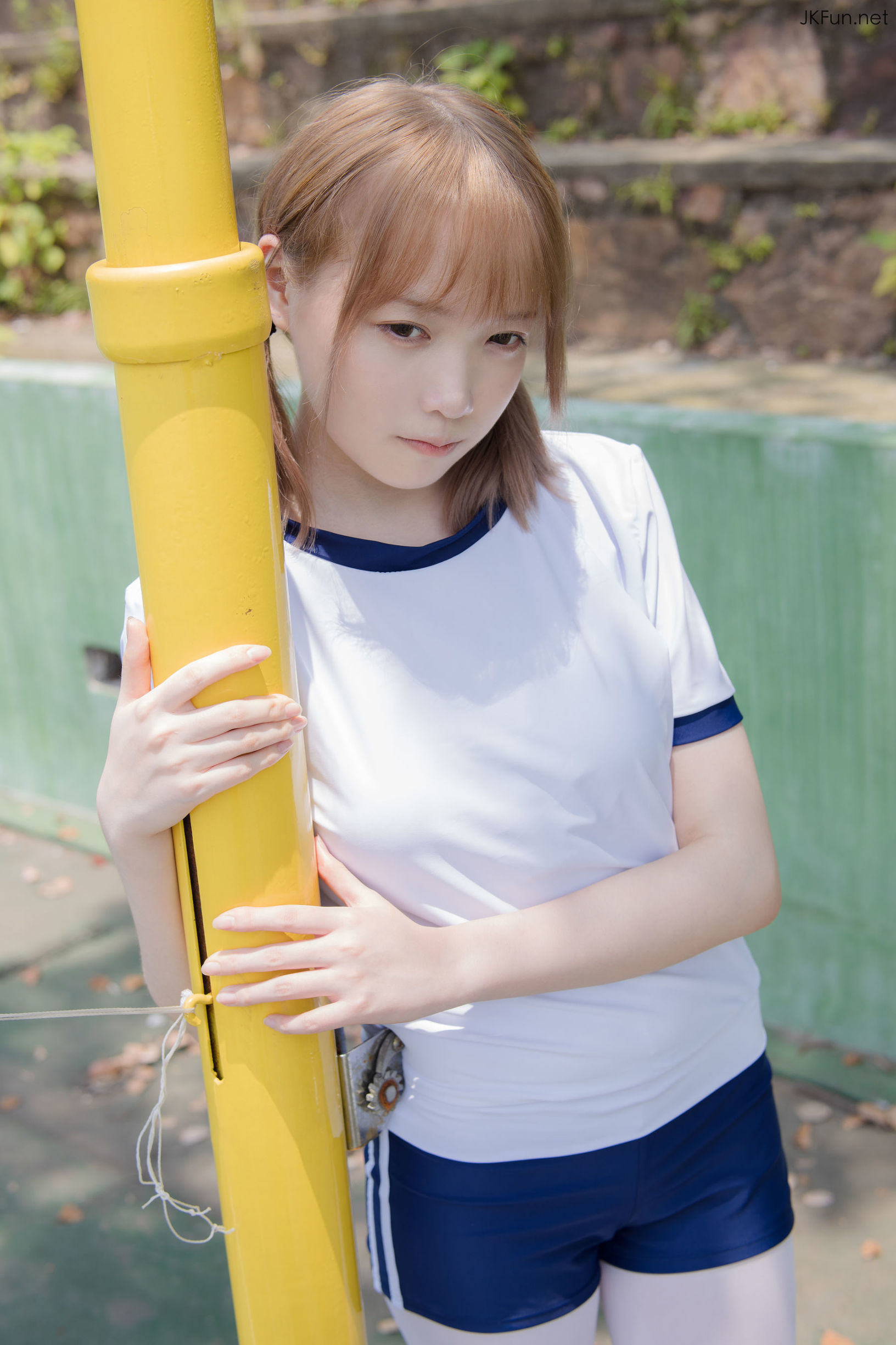 森蘿財團] Aika 80D白絲外景體操服