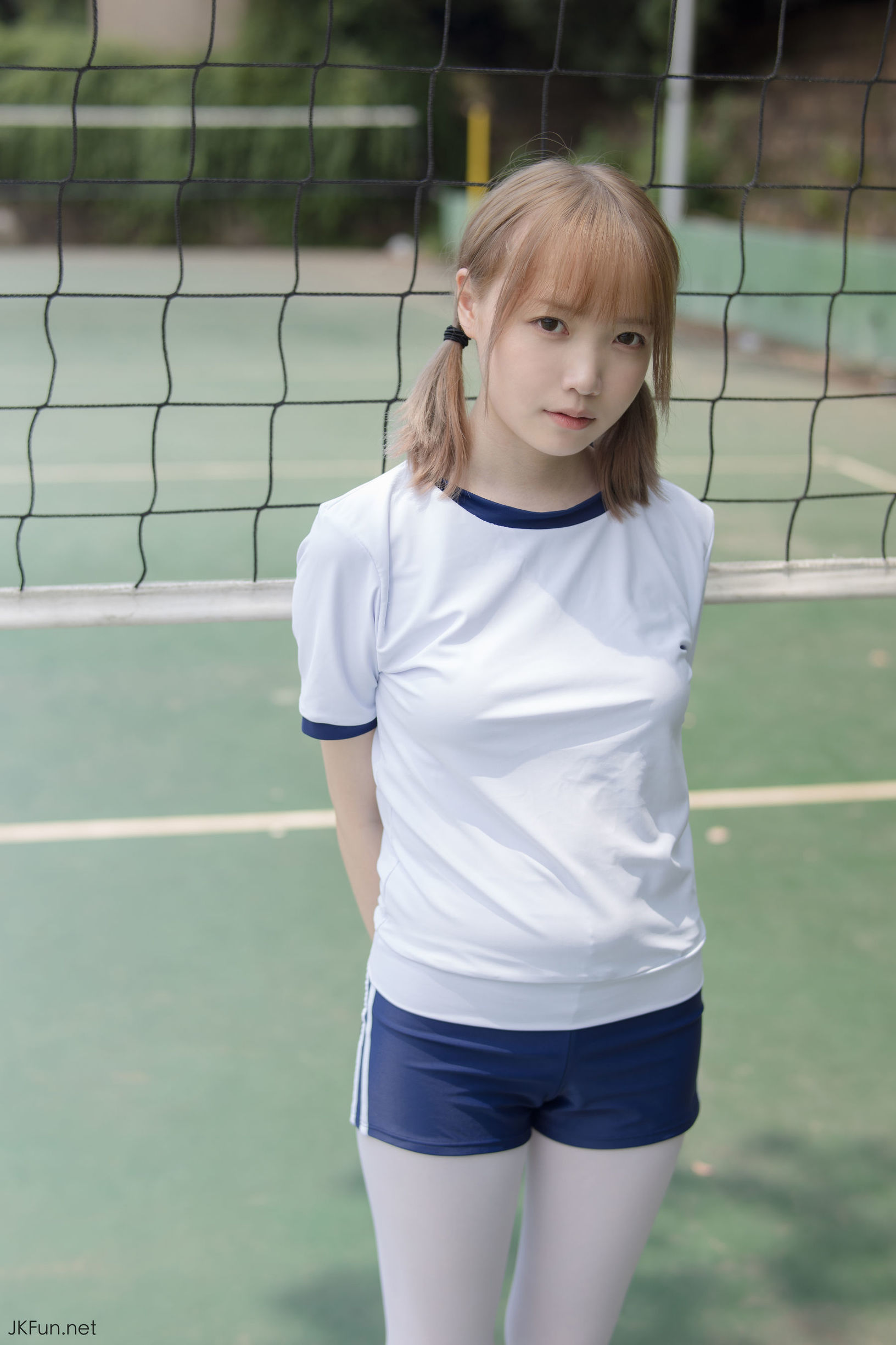 森蘿財團] Aika 80D白絲外景體操服