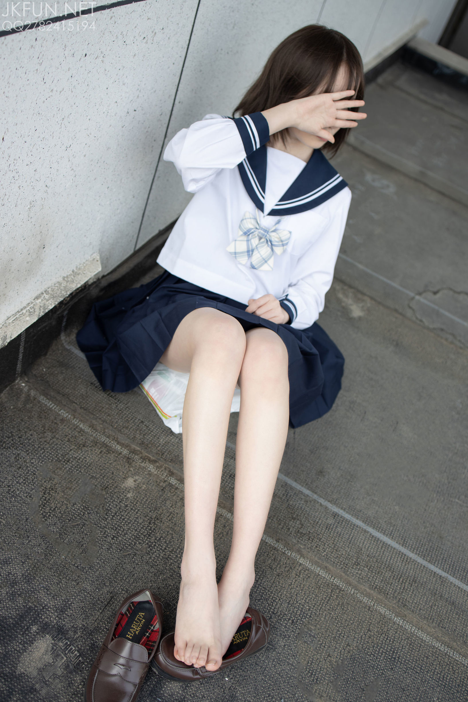 เซนโลว์ ไช่ตวน] JKFUN-002 ไอคะ น้องสาวน่ารัก เท้าด้วยผ้าไหม