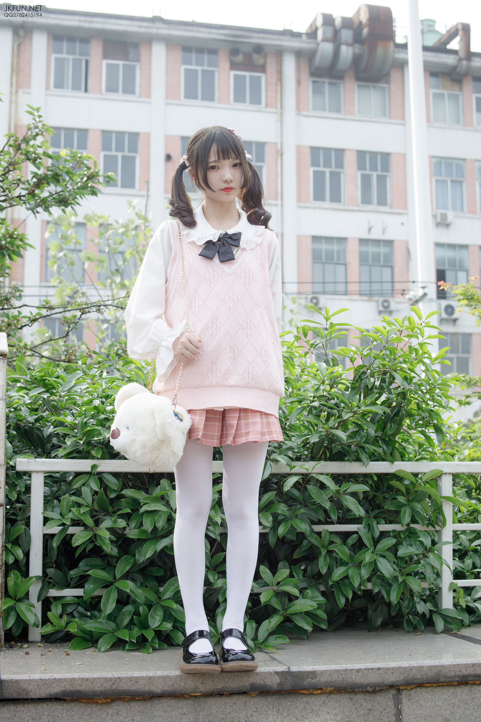 Sen Luo Consortium] JKFUN-007 Mo Mo 80D White Silk