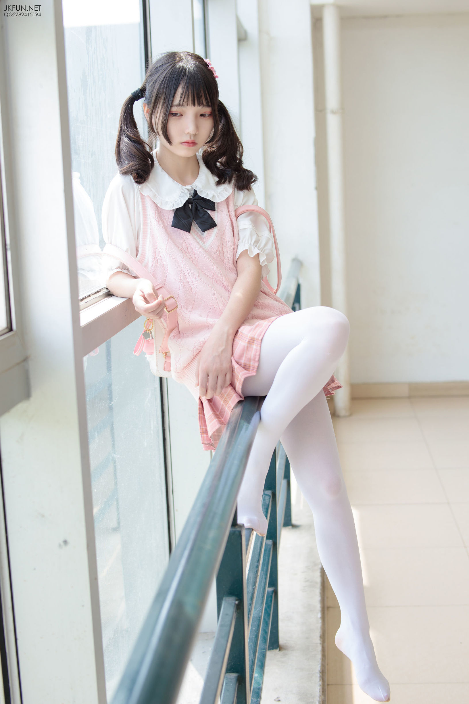 Sen Luo Consortium] JKFUN-007 Mo Mo 80D White Silk