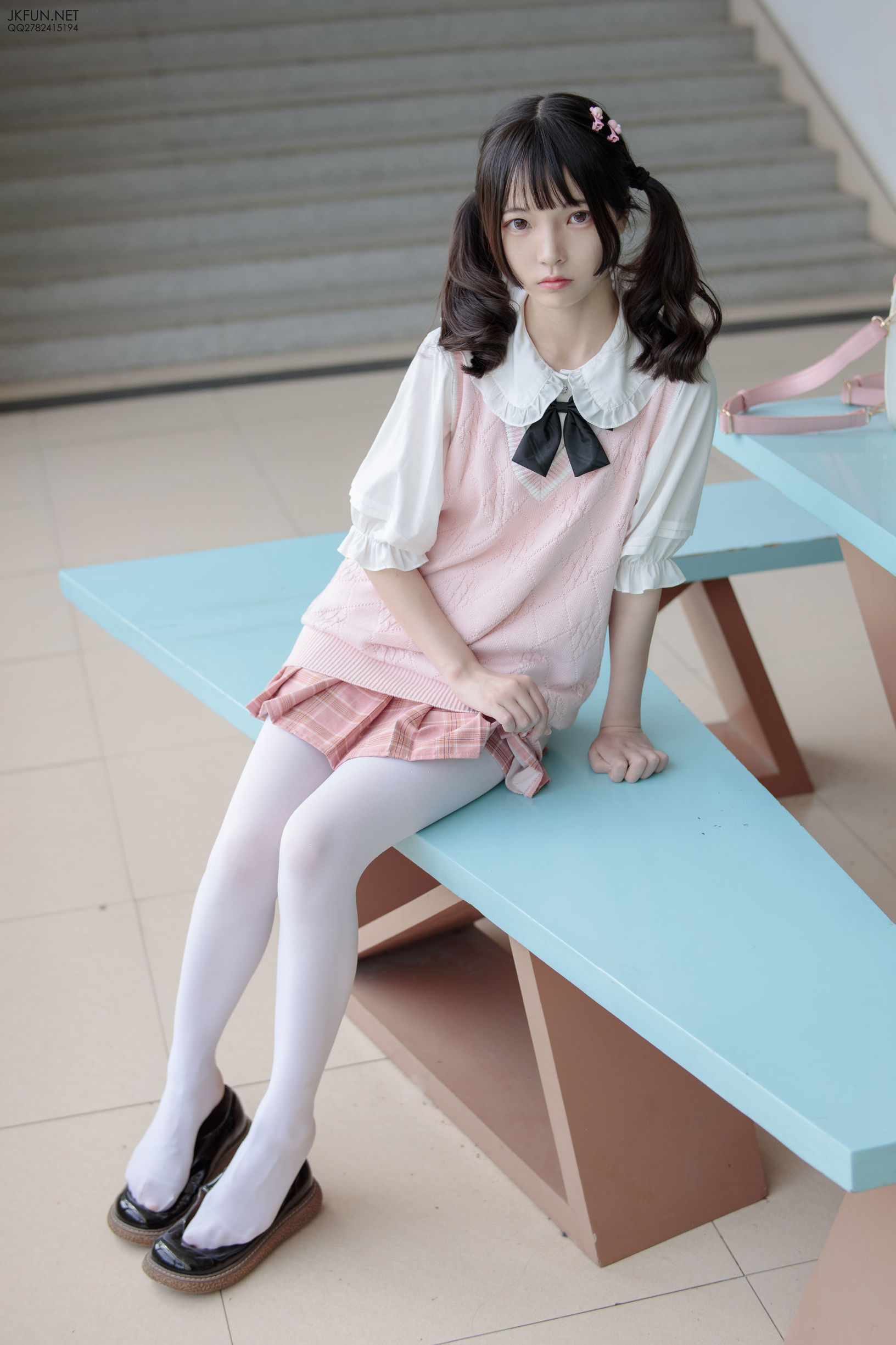 Sen Luo Tập đoàn] JKFUN-007 Mặc Mặc 80D tơ trắng