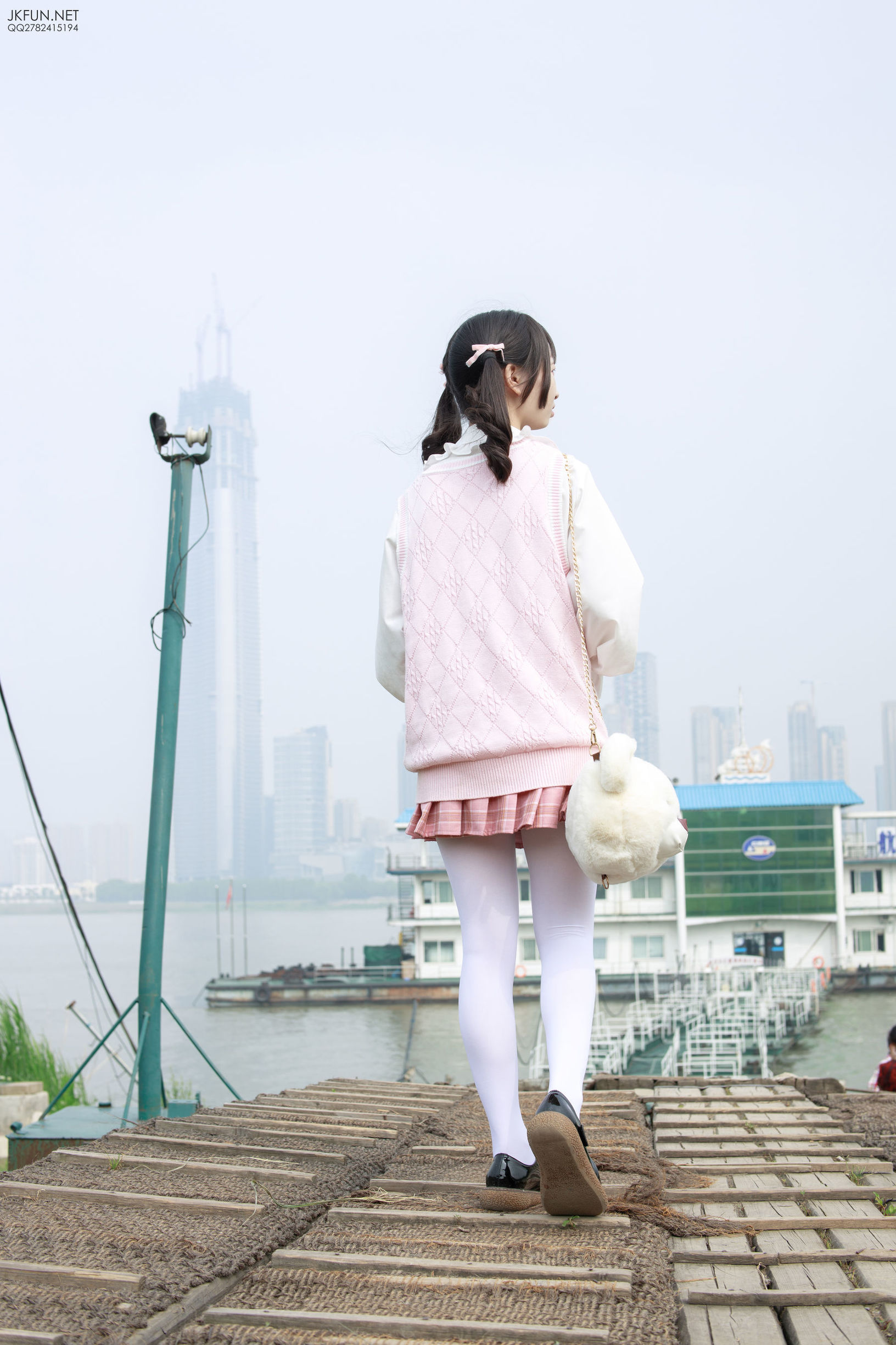 Sen Luo Consortium] JKFUN-007 Mo Mo 80D White Silk