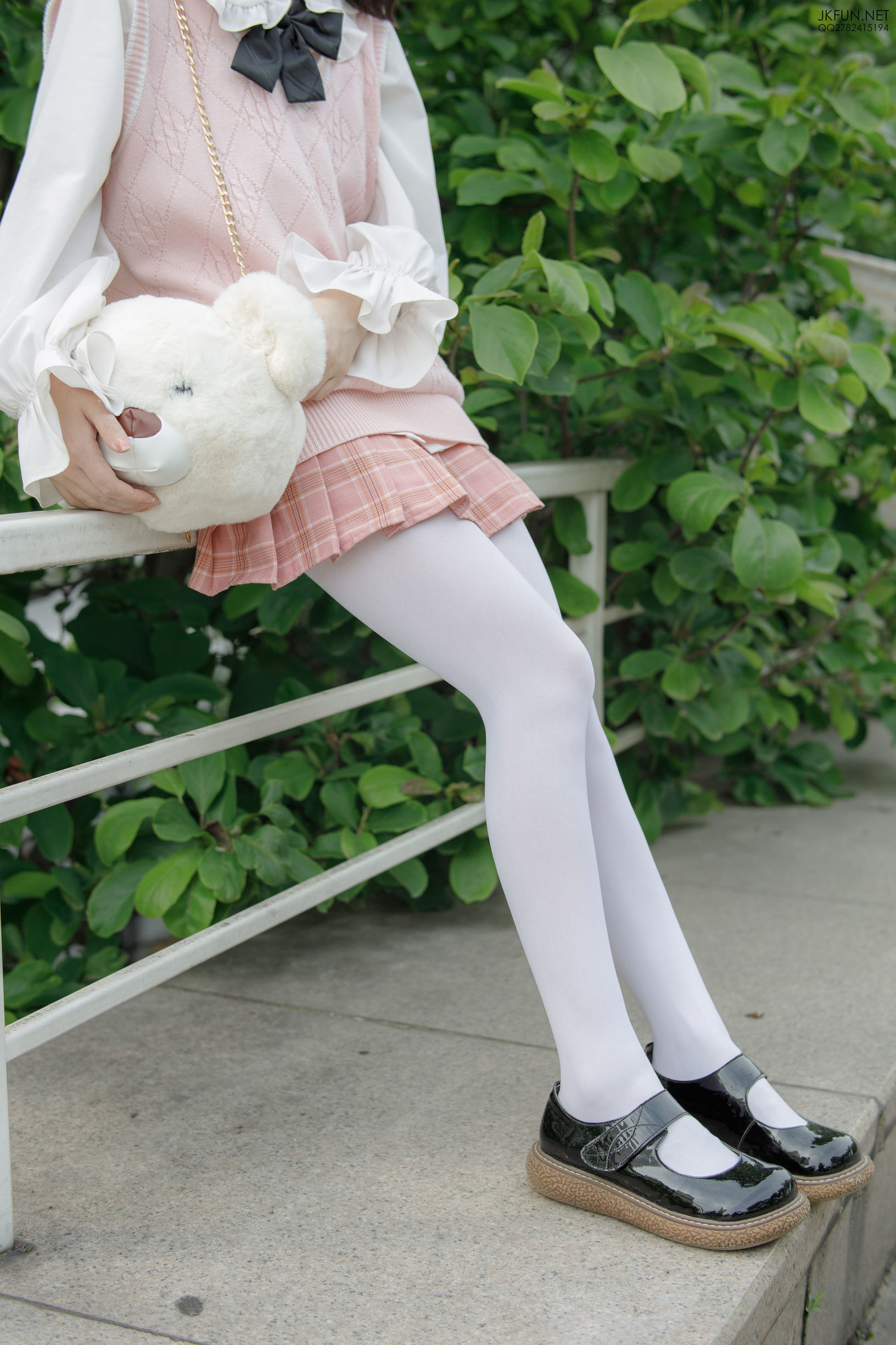 Sen Luo Consortium] JKFUN-007 Mo Mo 80D White Silk
