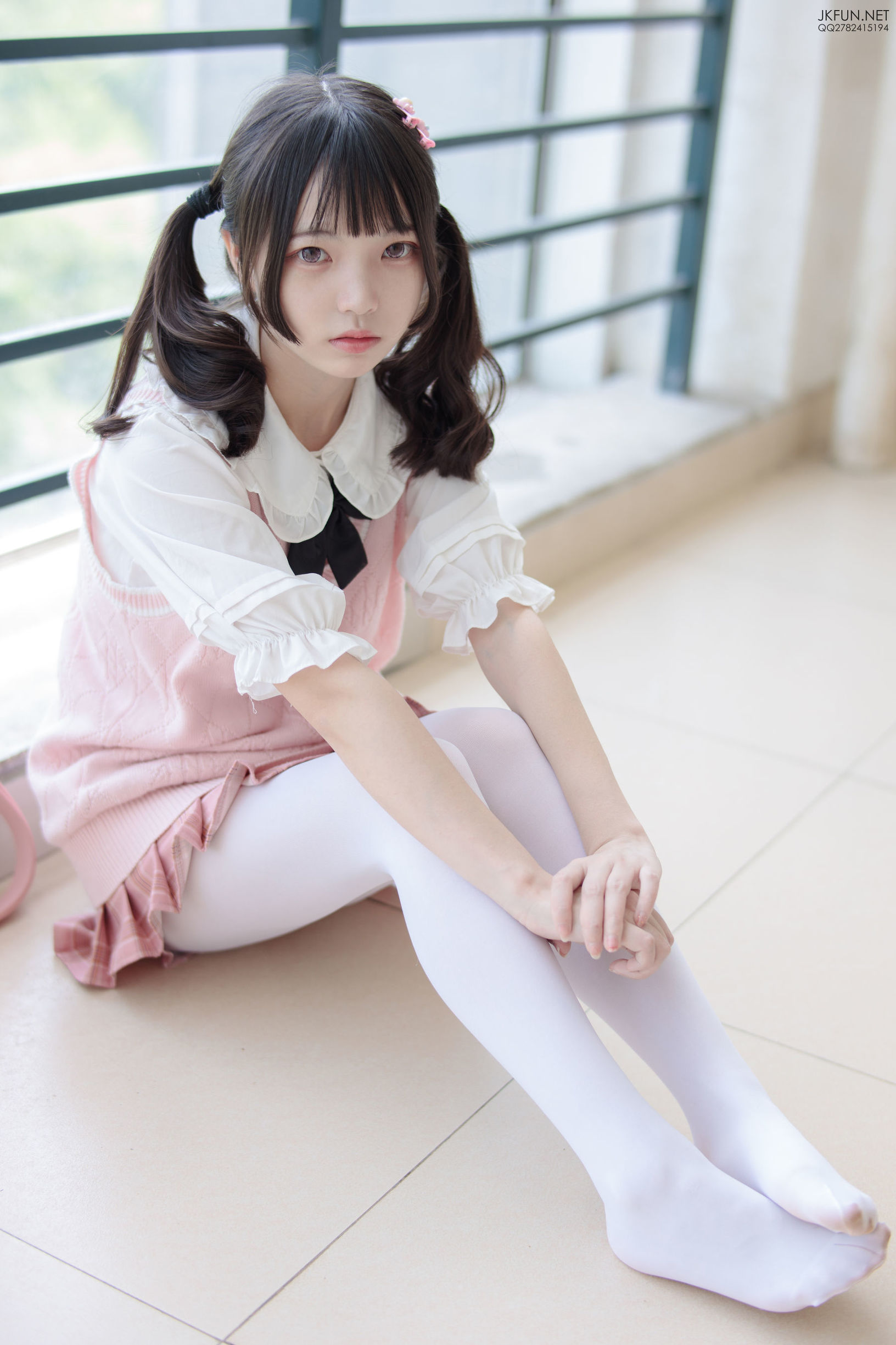 Sen Luo Tập đoàn] JKFUN-007 Mặc Mặc 80D tơ trắng