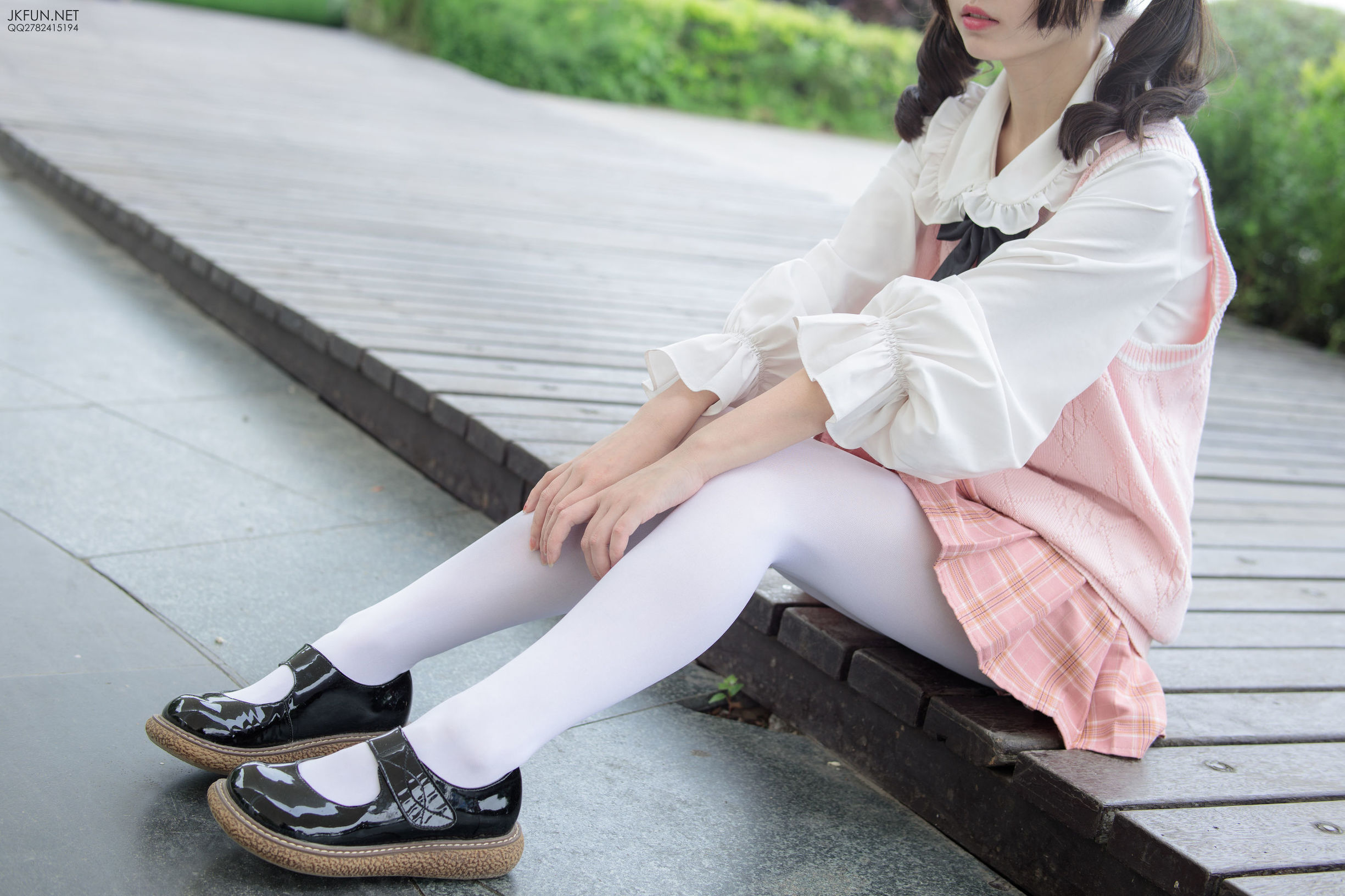 Sen Luo Consortium] JKFUN-007 Mo Mo 80D White Silk