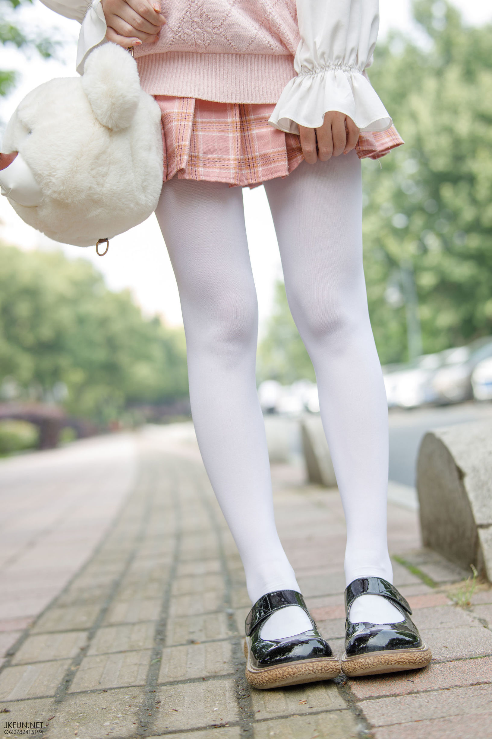Sen Luo Consortium] JKFUN-007 Mo Mo 80D White Silk