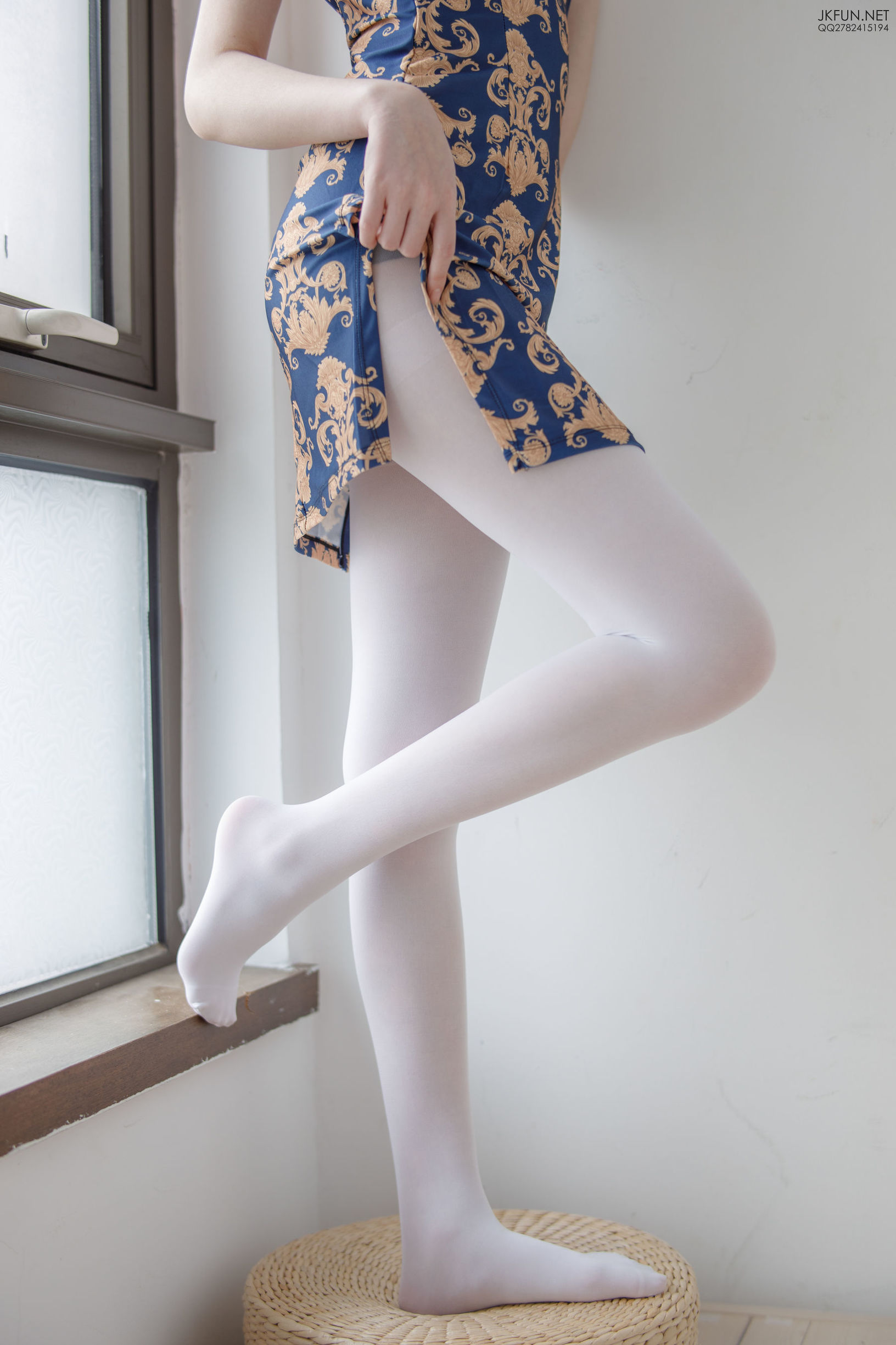 Sen Lô Tập đoàn] JKFUN-008 Aika 60D Tơ Trắng Dẫm Nước Sốt Bánh Bao Thịt