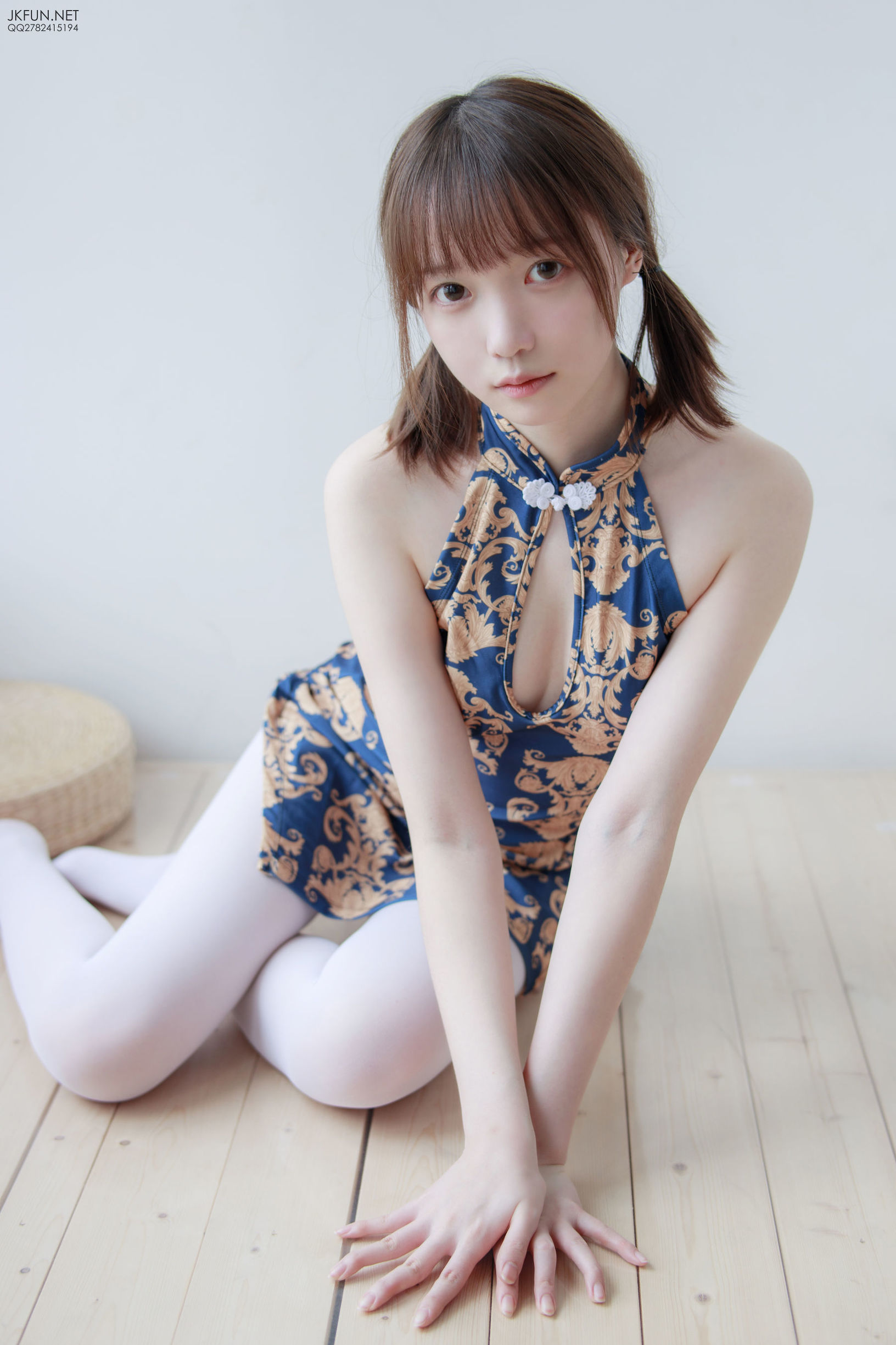 Sen Lô Tập đoàn] JKFUN-008 Aika 60D Tơ Trắng Dẫm Nước Sốt Bánh Bao Thịt