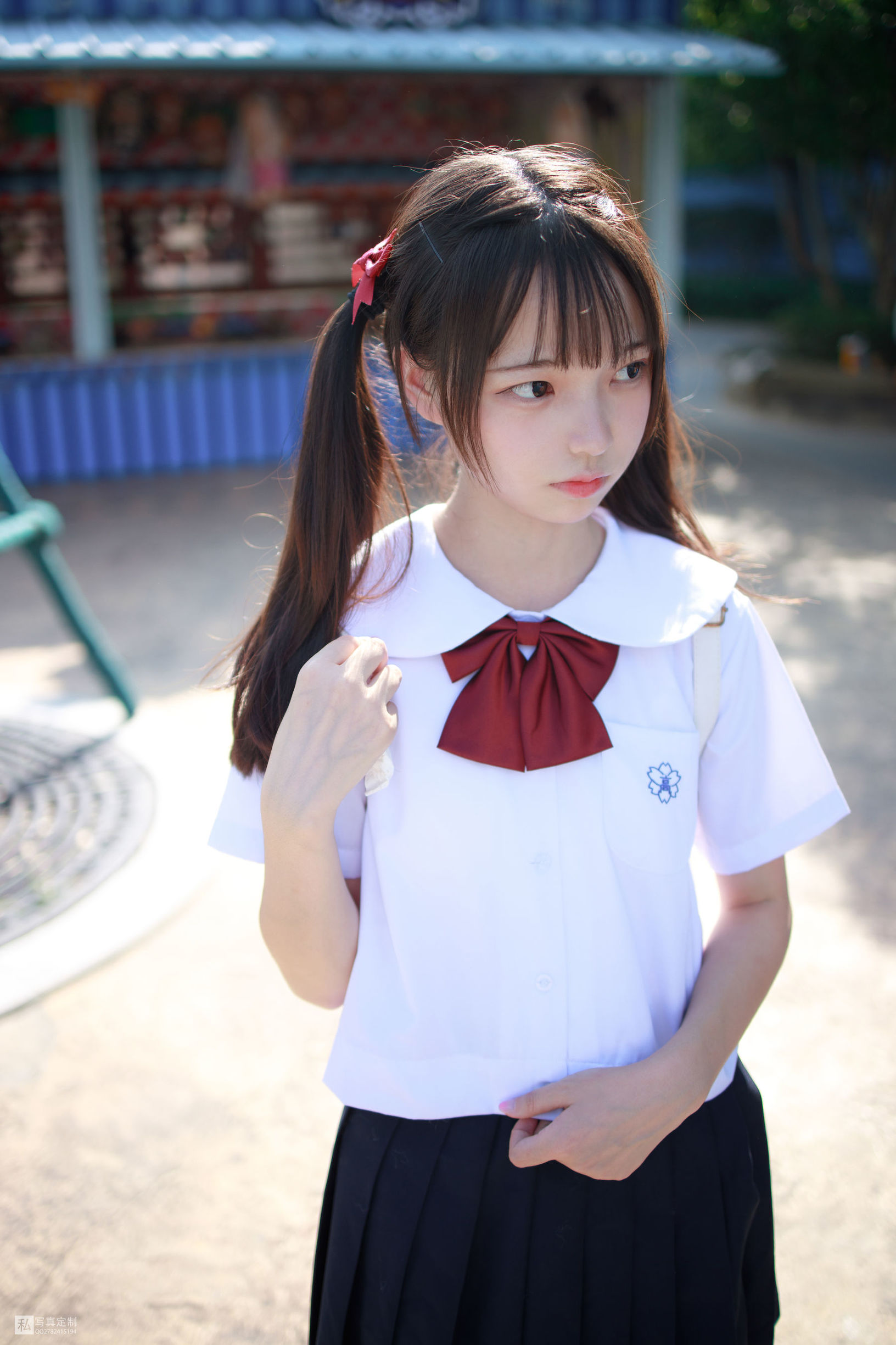 森ロ財団] JKFUN-026 モモ 15Dホワイトシルク アイスクリーム遊園地