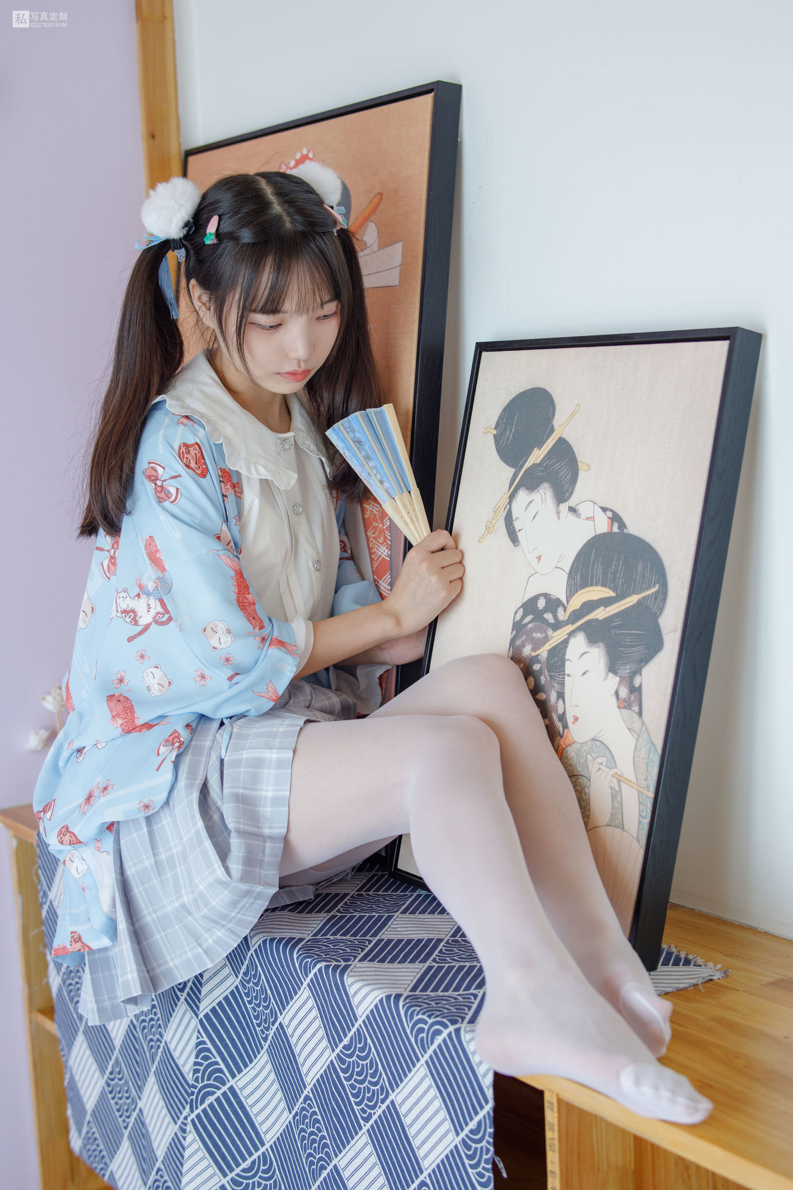 Sen Luo Consortium] JKFUN-027 Mo Mo 15D White Silk Gaudy Homestay