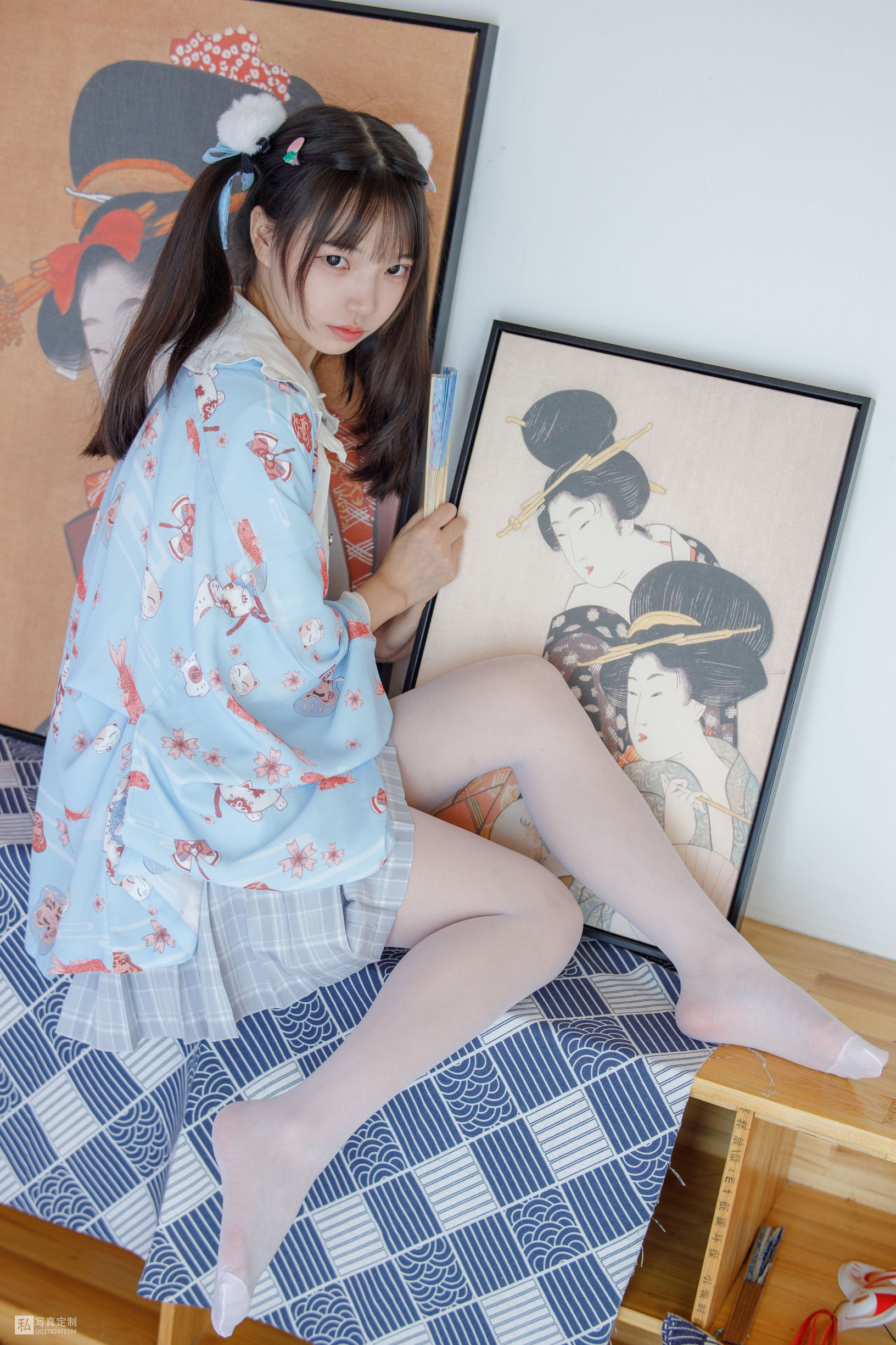 Sen Luo Consortium] JKFUN-027 Mo Mo 15D White Silk Gaudy Homestay