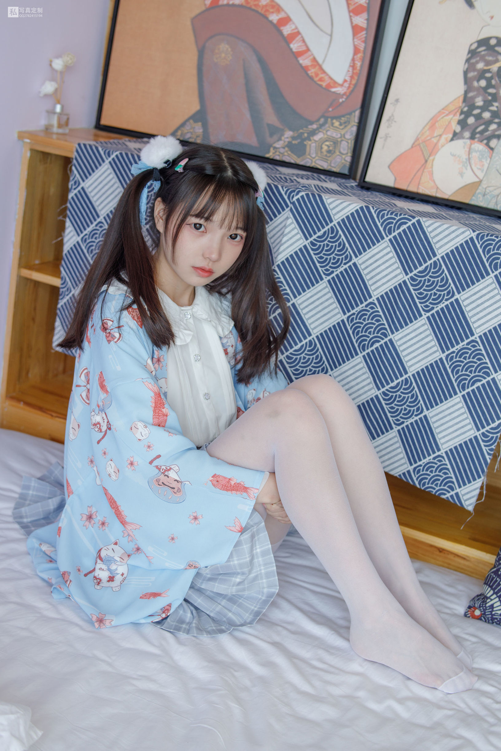 Sen Luo Consortium] JKFUN-027 Mo Mo 15D White Silk Gaudy Homestay