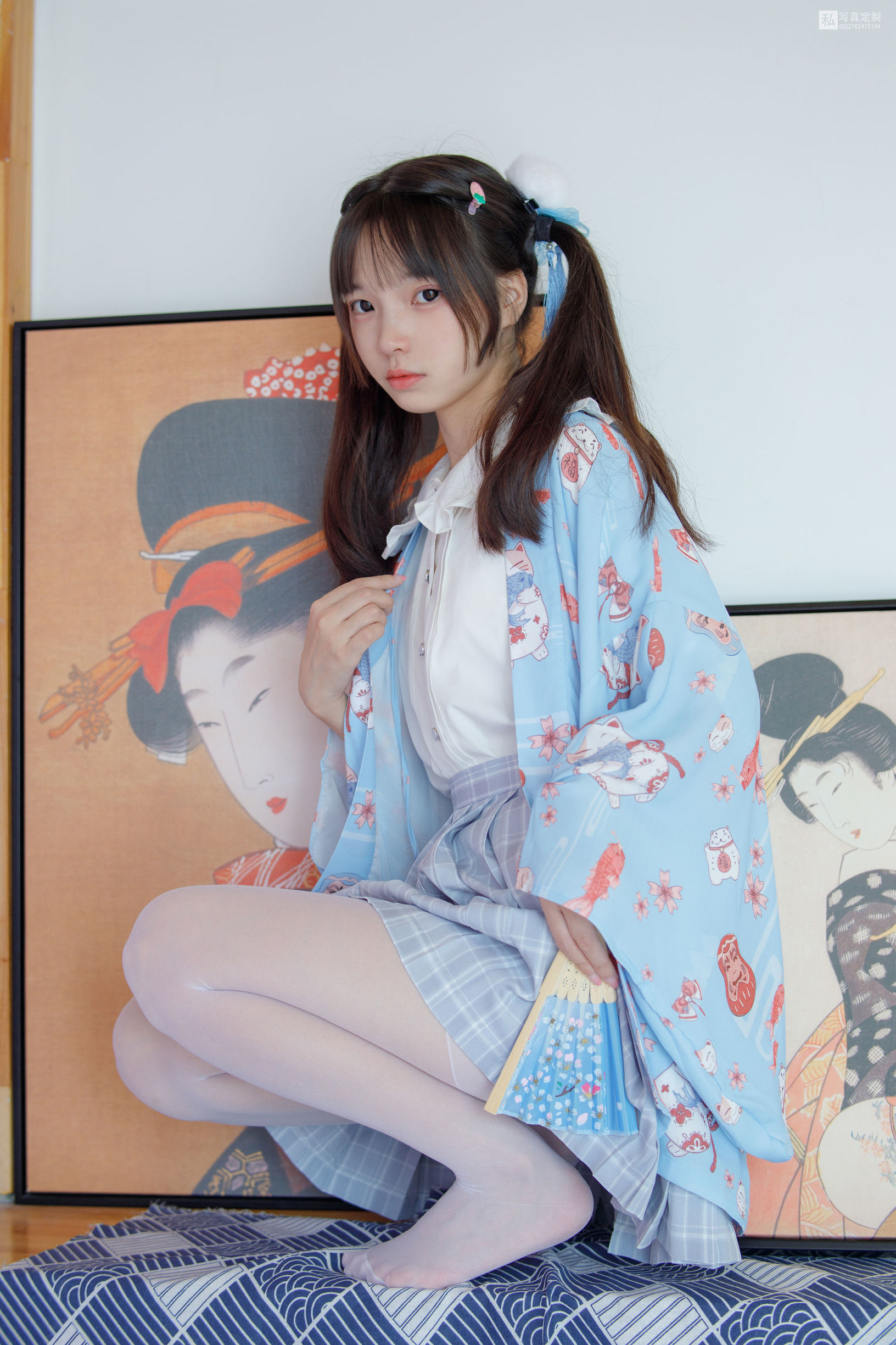 Sen Luo Consortium] JKFUN-027 Mo Mo 15D White Silk Gaudy Homestay