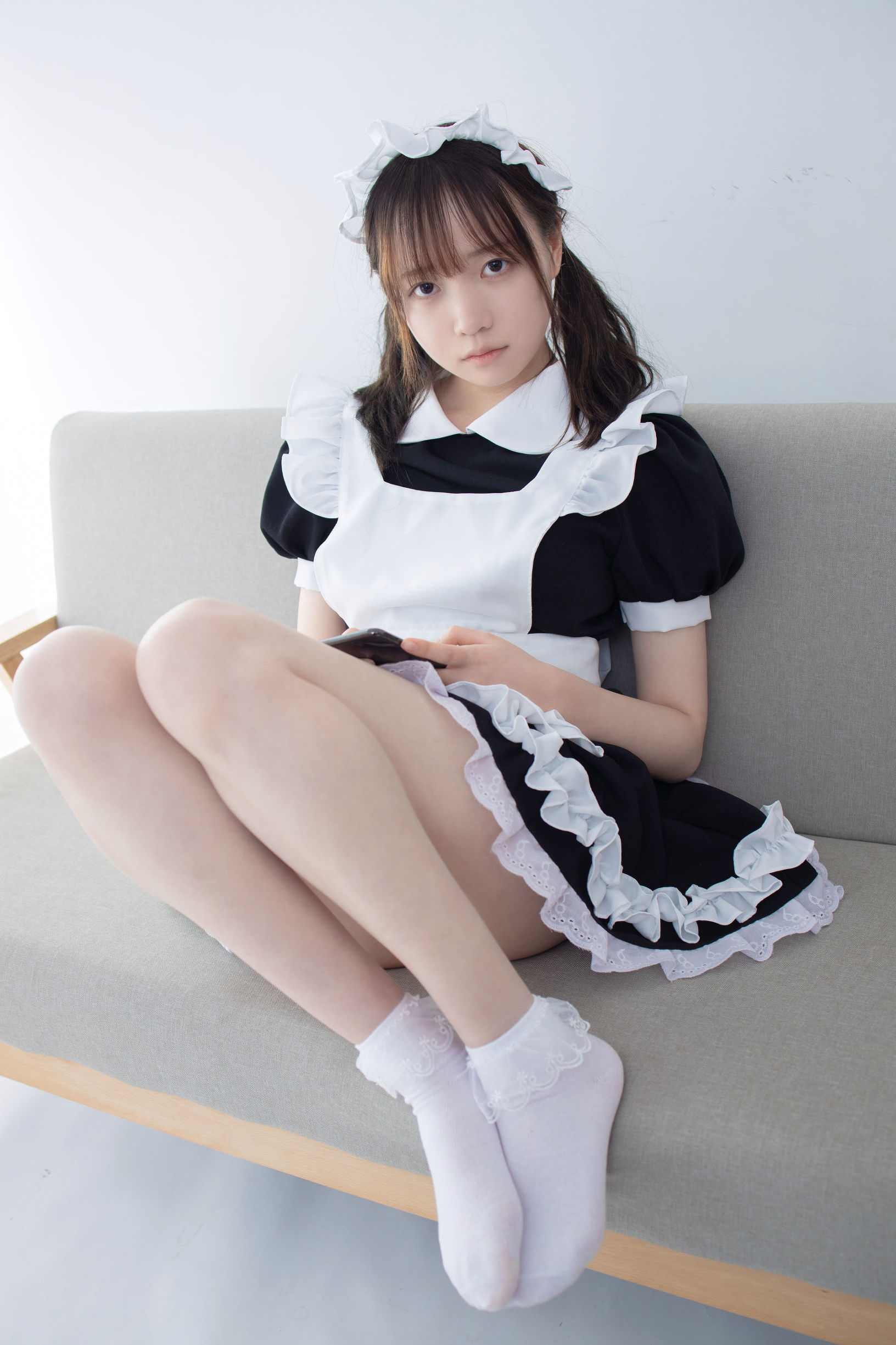 Sen Lô Tập Đoàn] JKFUN-053 Aika Vớ ngắn ren hoa nữ hầu