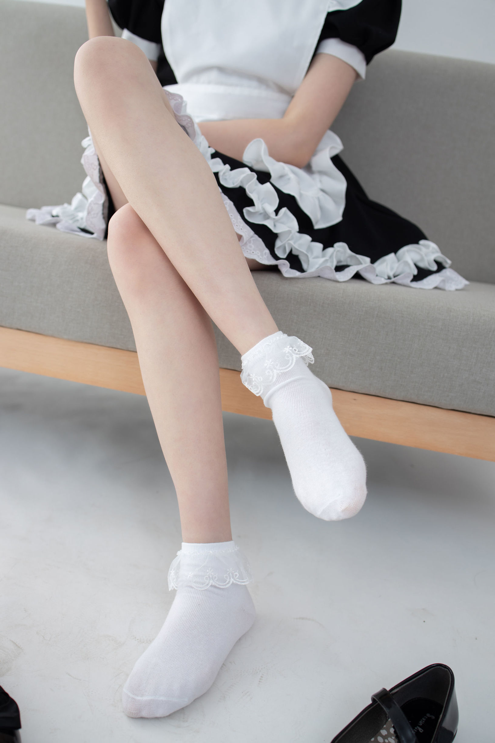 Sen Lô Tập Đoàn] JKFUN-053 Aika Vớ ngắn ren hoa nữ hầu