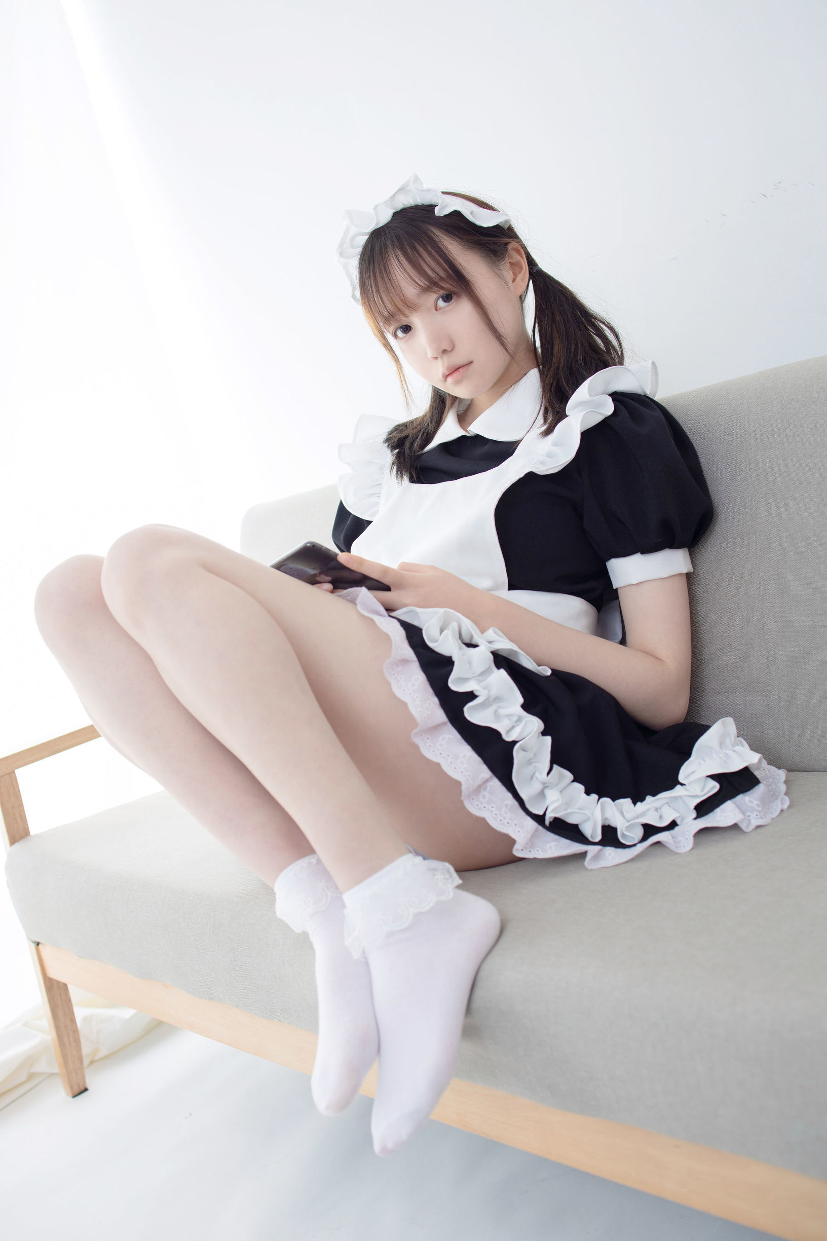 Sen Lô Tập Đoàn] JKFUN-053 Aika Vớ ngắn ren hoa nữ hầu