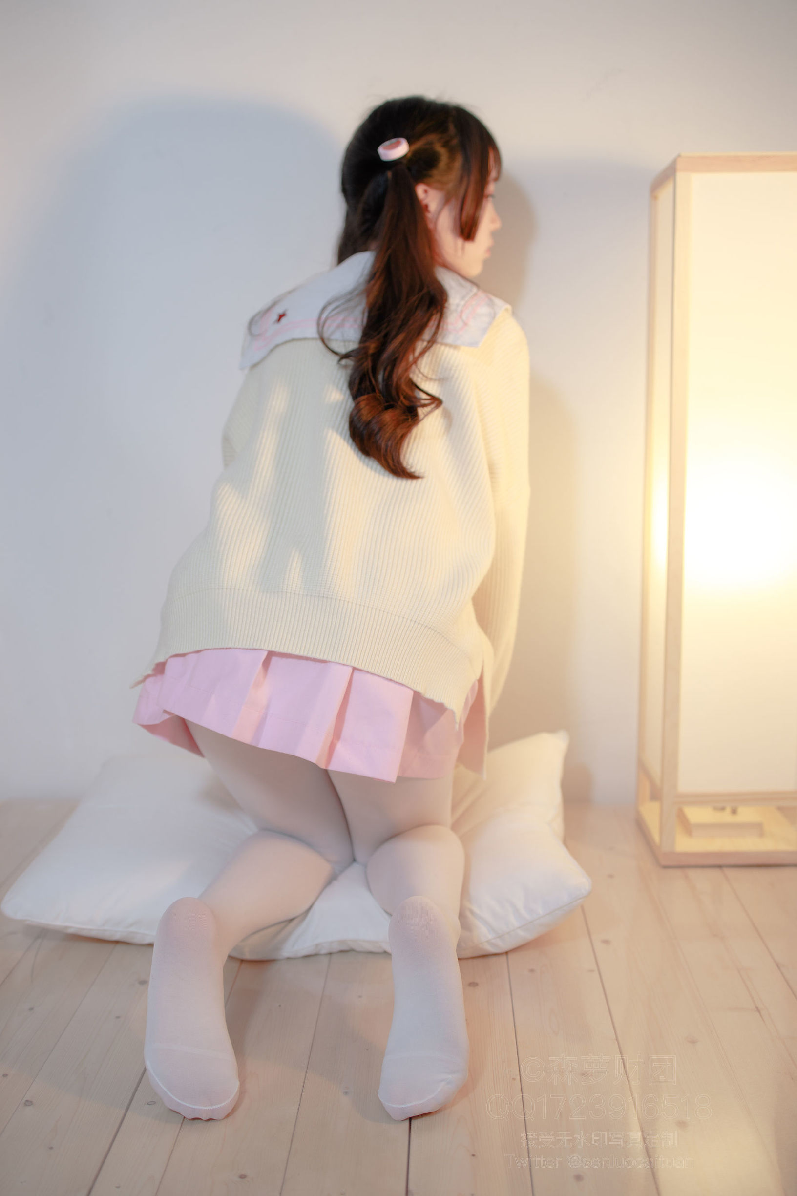 Senluo X-059 White Stocking 80D Set