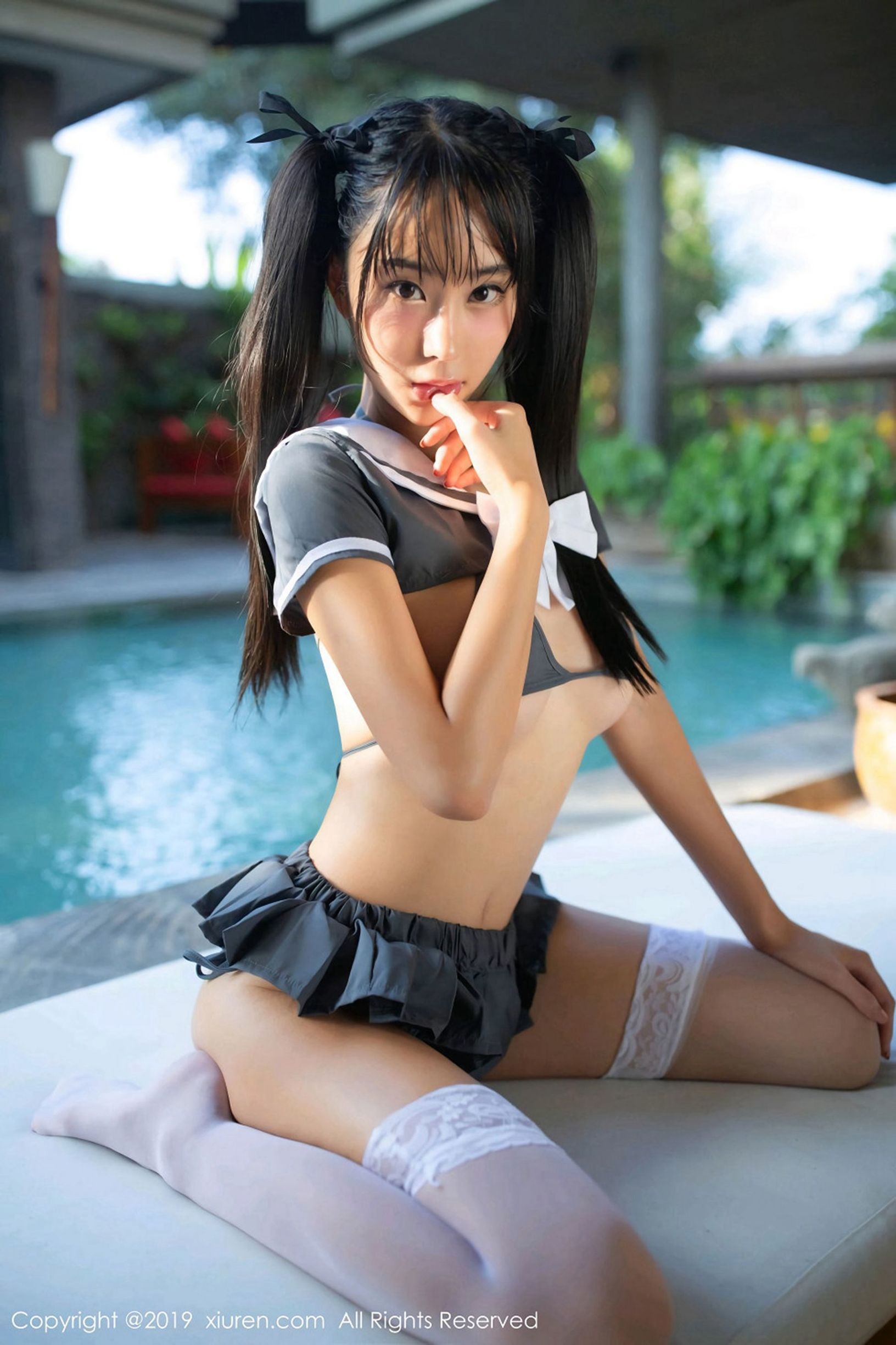 秀人XIUREN] No.1604 藍夏阿卡莎