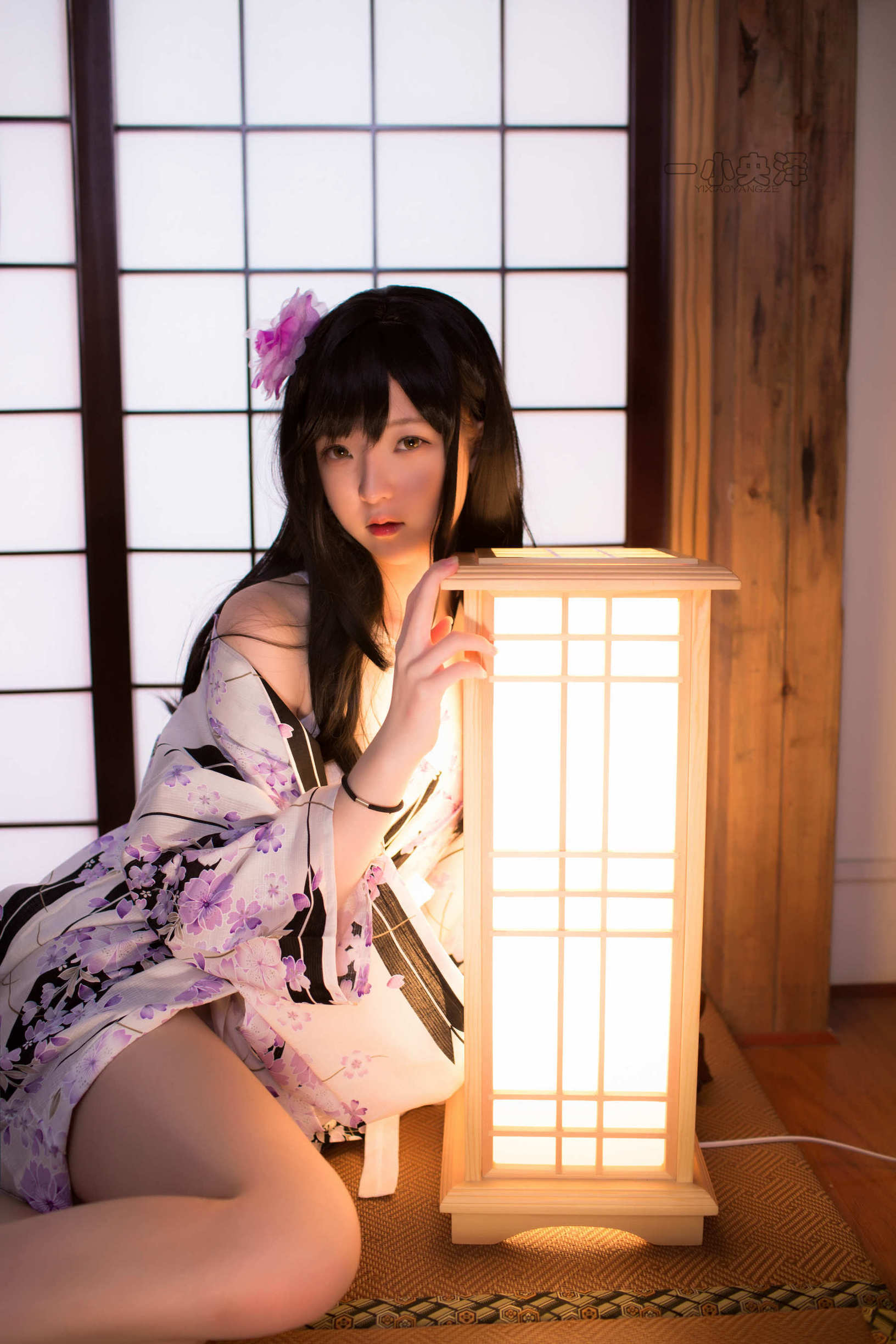  belle  Cosplay] Nhất Tiểu Dương Trạch - Kimono Tất Ngắn