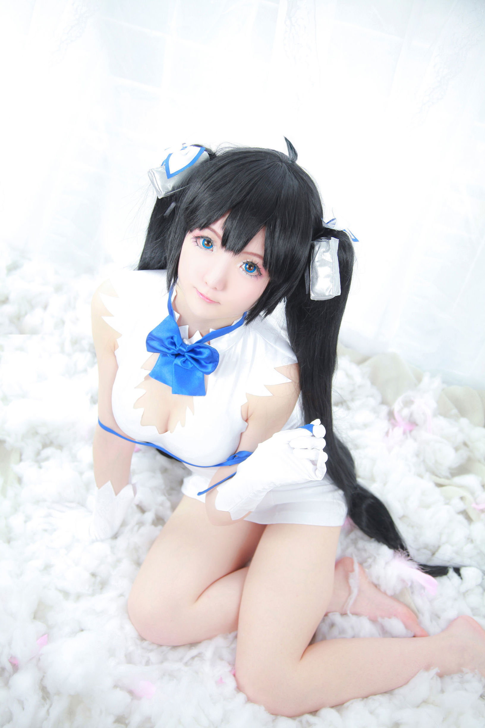 โลลิ คอสเพลย์] อีเซี่ยวหยางเซ่ - เฮสเทีย+กระต่ายดำ+ถ่ายภาพส่วนตัว
