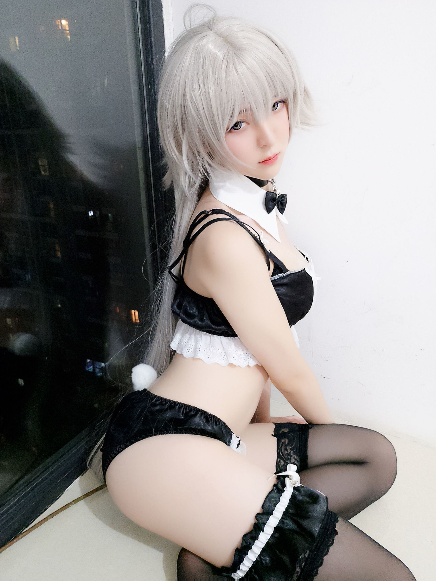 โลลิ คอสเพลย์] อีเซี่ยวหยางเซ่ - เฮสเทีย+กระต่ายดำ+ถ่ายภาพส่วนตัว
