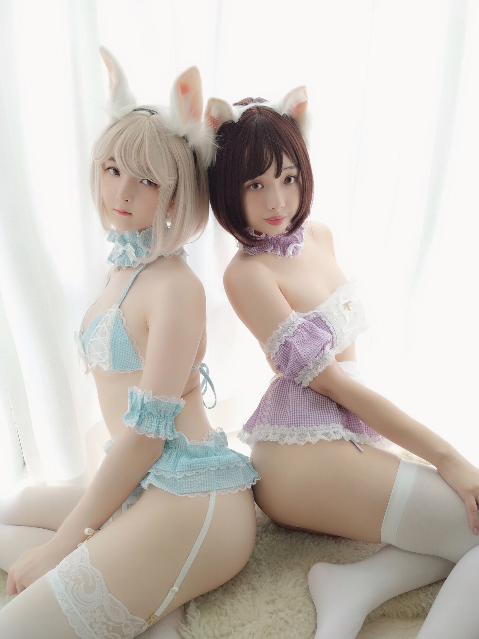 ロリCOS] イーシャオヤンゼ&ウェンメイ - 風鈴花とラベンダー