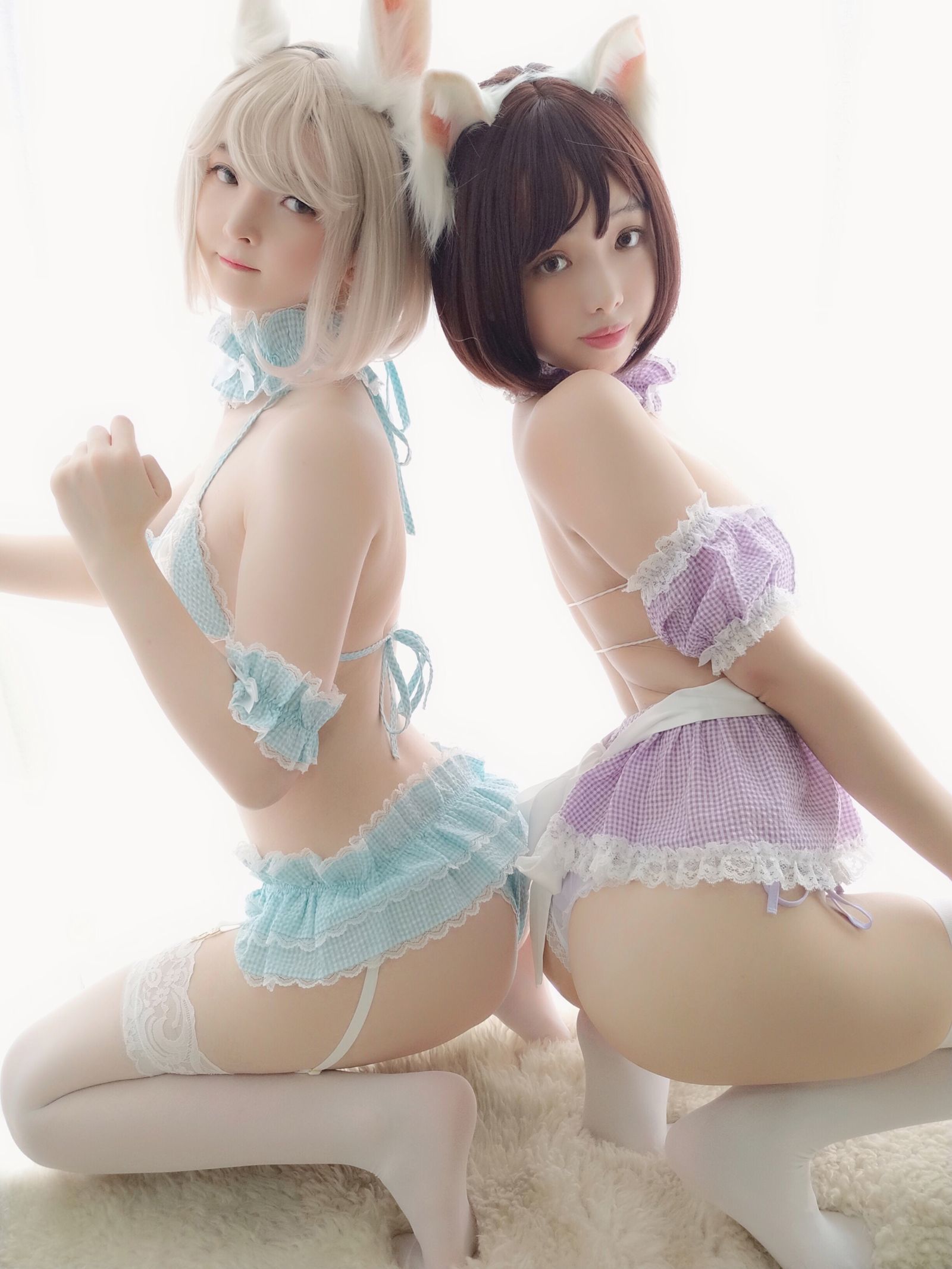 ロリCOS] イーシャオヤンゼ&ウェンメイ - 風鈴花とラベンダー