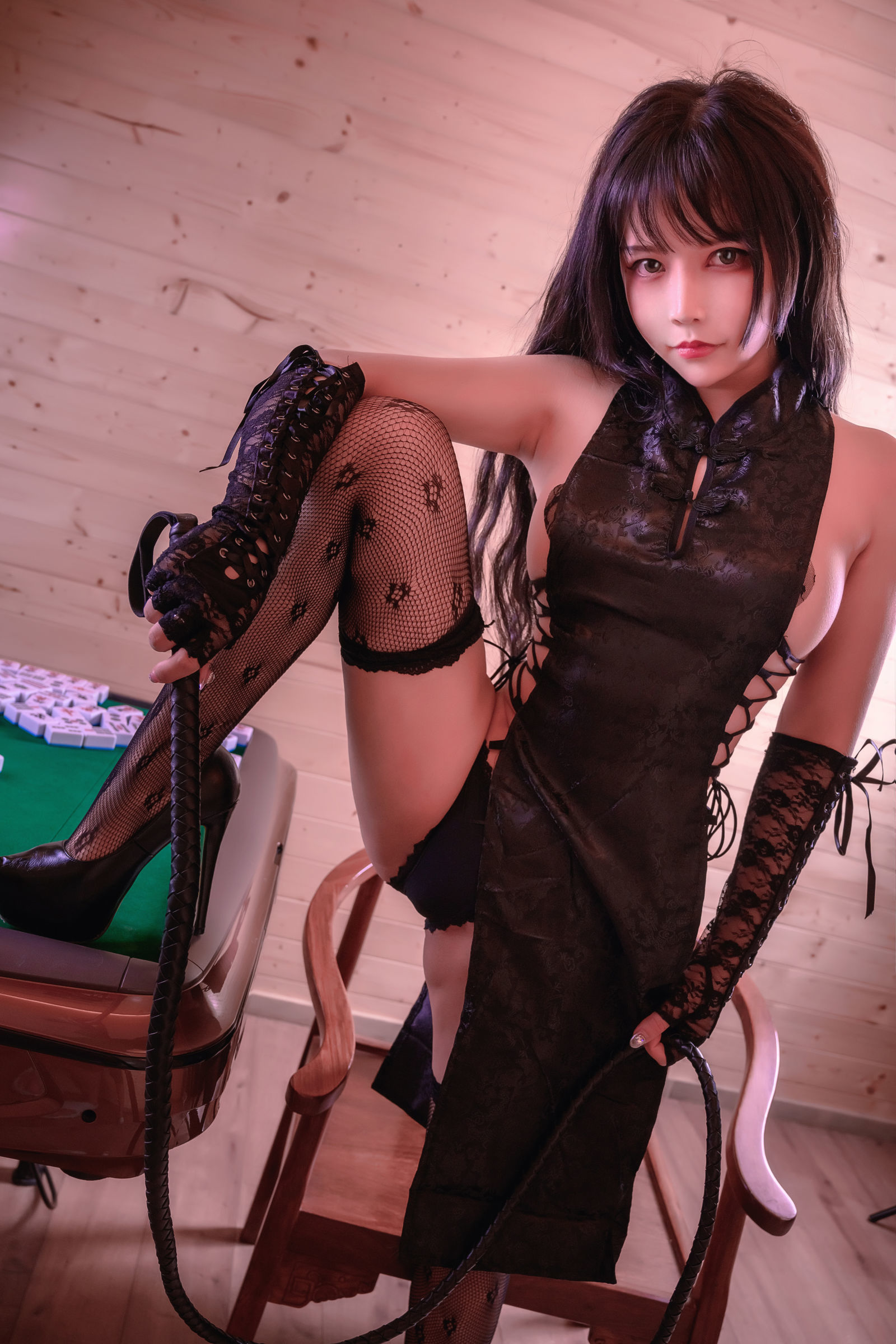  belle  COS] Cô gái 2D ôm lấy Mozi aa - Mahjong SM