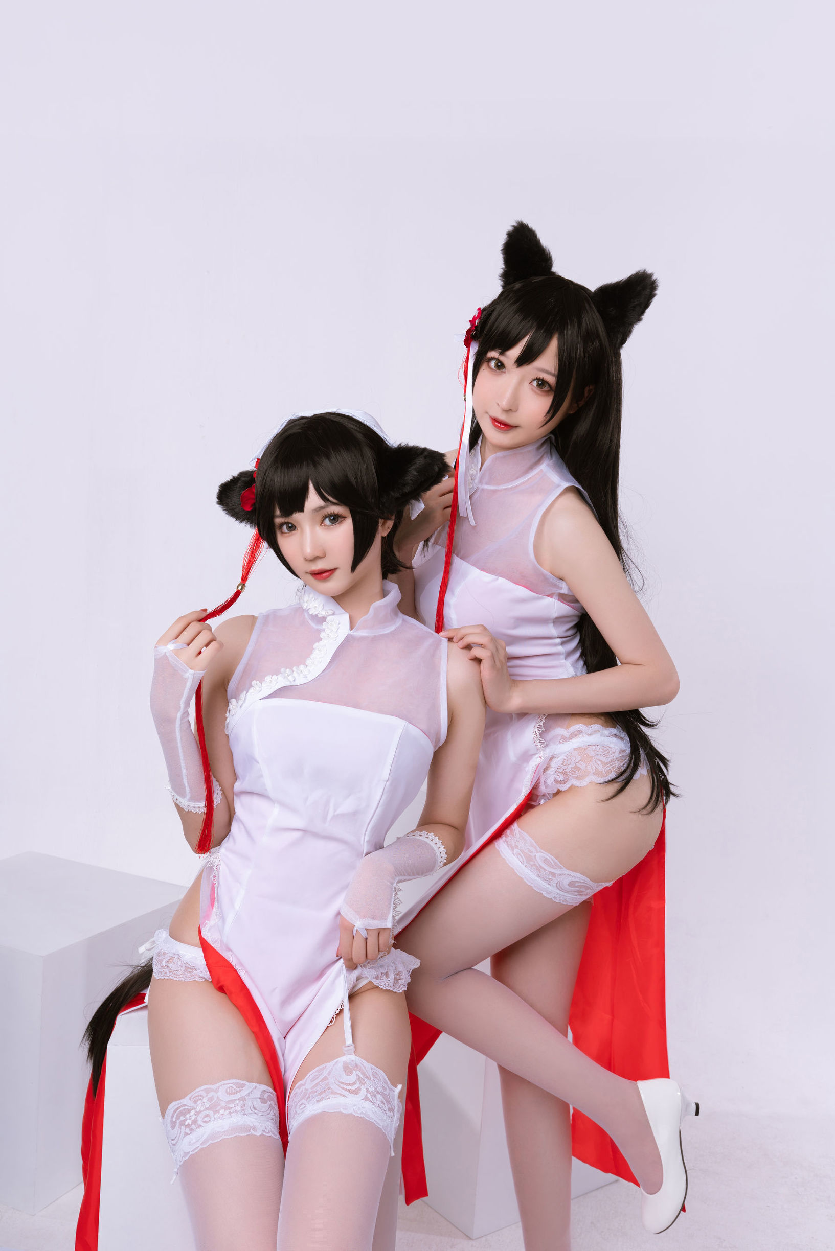  belle ta COS] Nangong - Takao Atago Qipao Nangong Yamei Duet