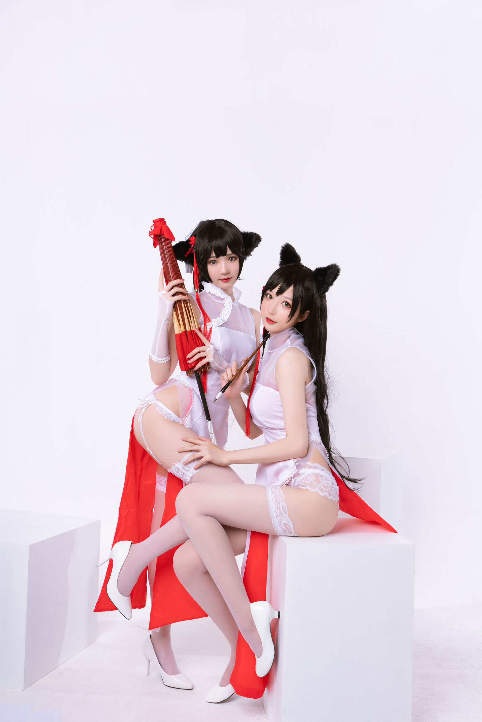  belle ta COS] Nangong - Takao Atago Qipao Nangong Yamei Duet