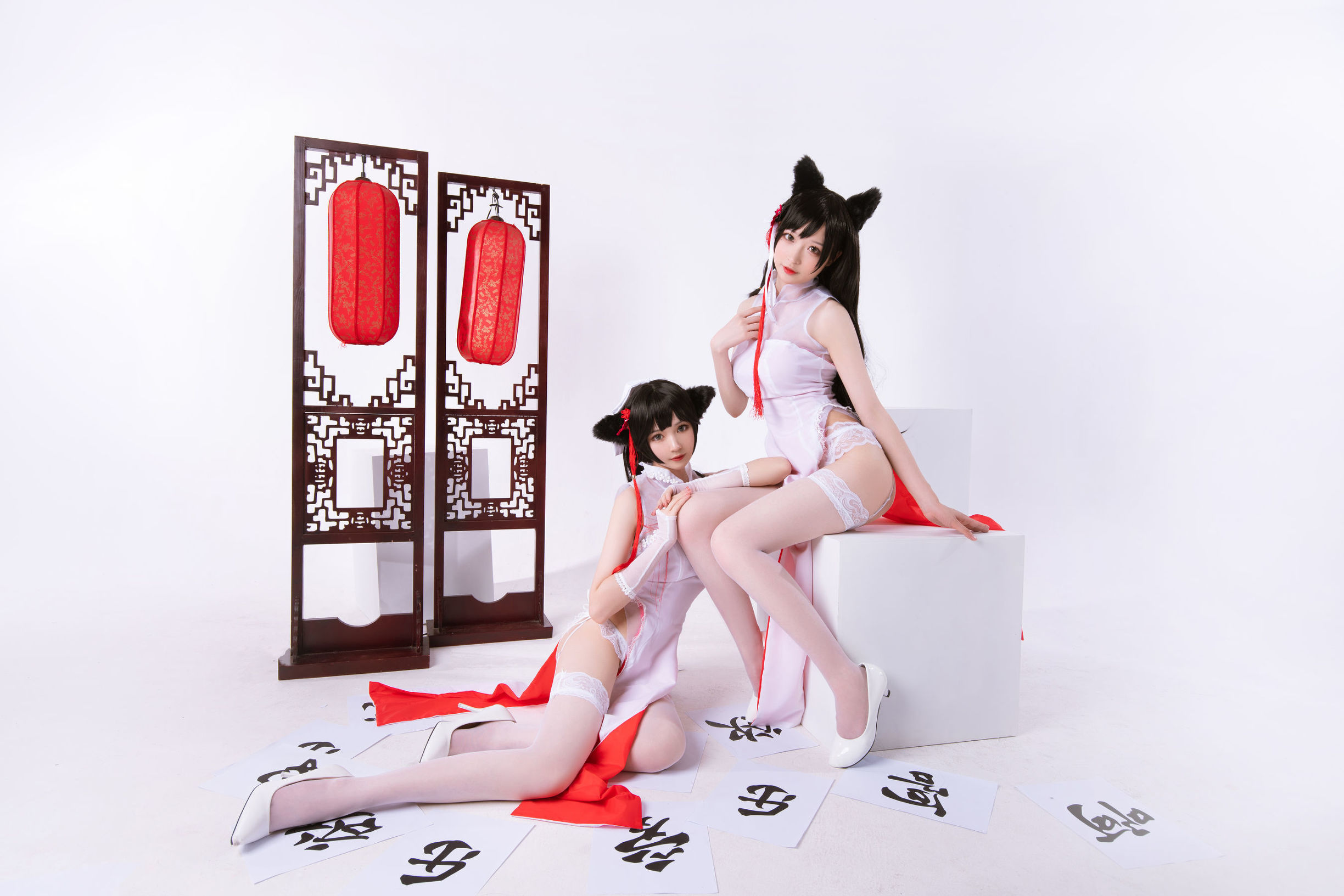 蘿莉COS] 南宮 - 高雄愛宕旗袍 南宮牙妹雙人