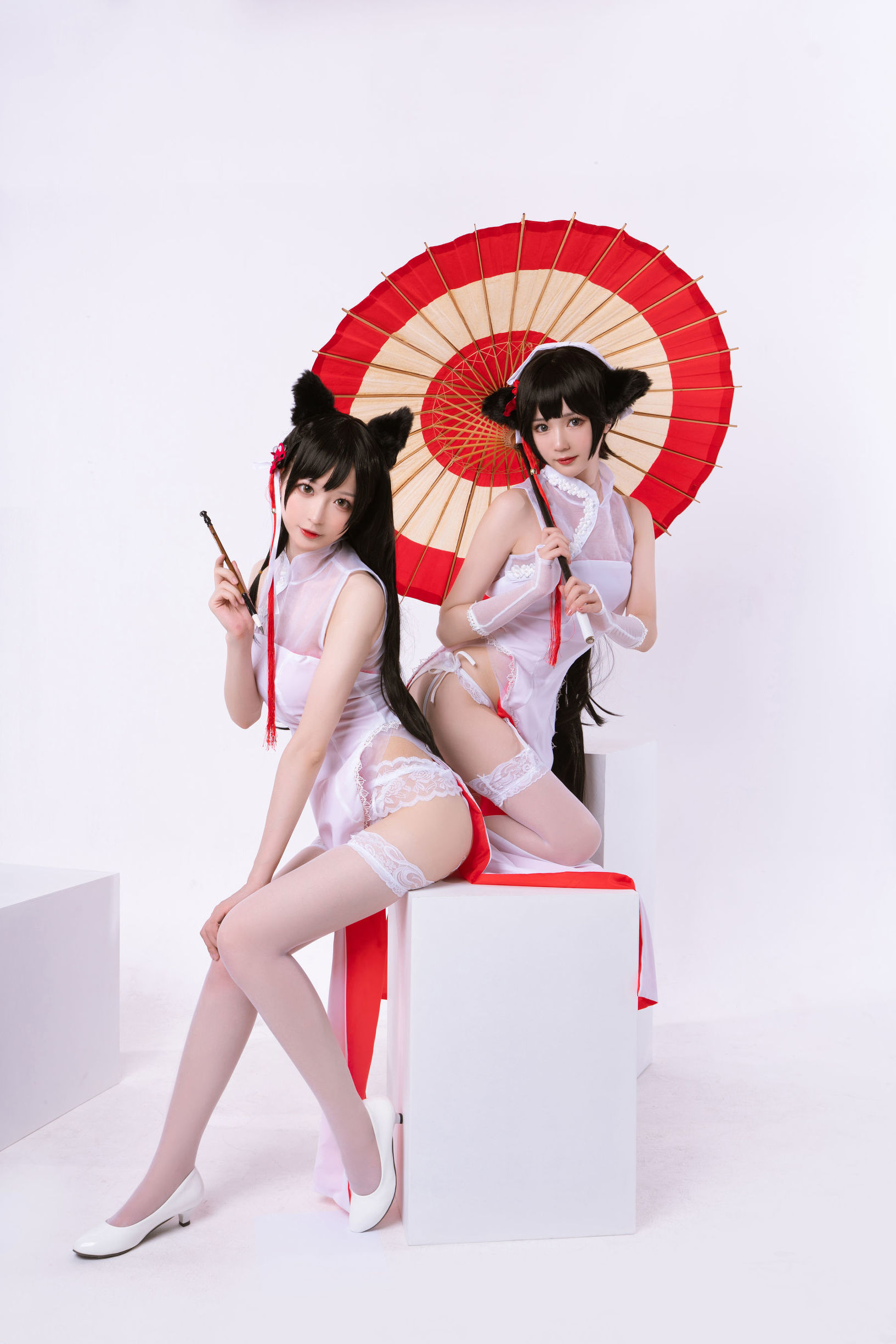 belle ta COS] Nangong - Takao Atago Qipao Nangong Yamei Duet
