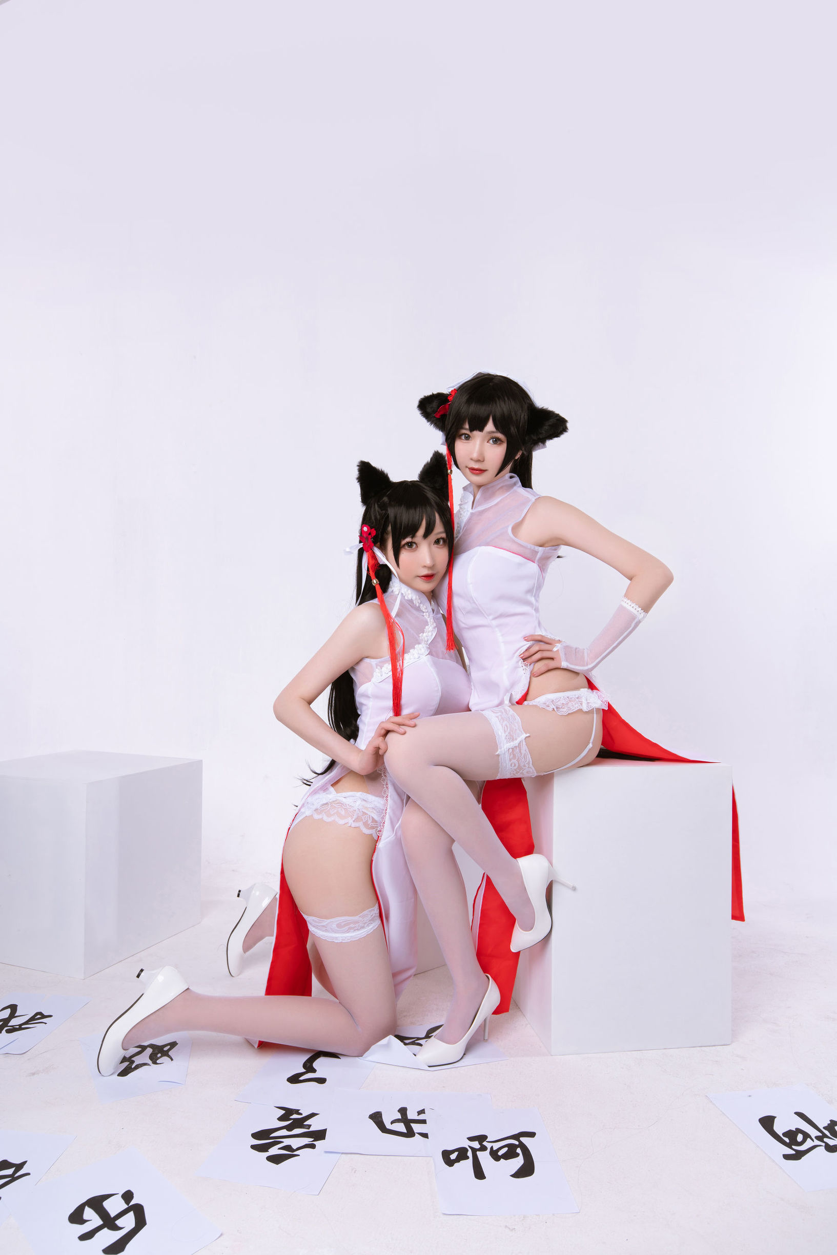 蘿莉COS] 南宮 - 高雄愛宕旗袍 南宮牙妹雙人