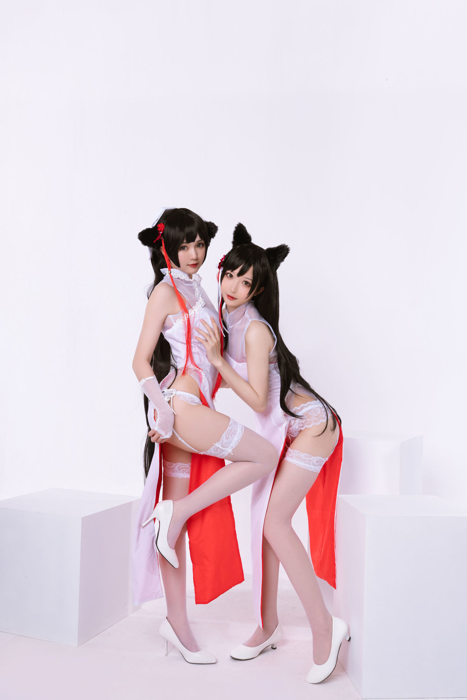  belle ta COS] Nangong - Takao Atago Qipao Nangong Yamei Duet